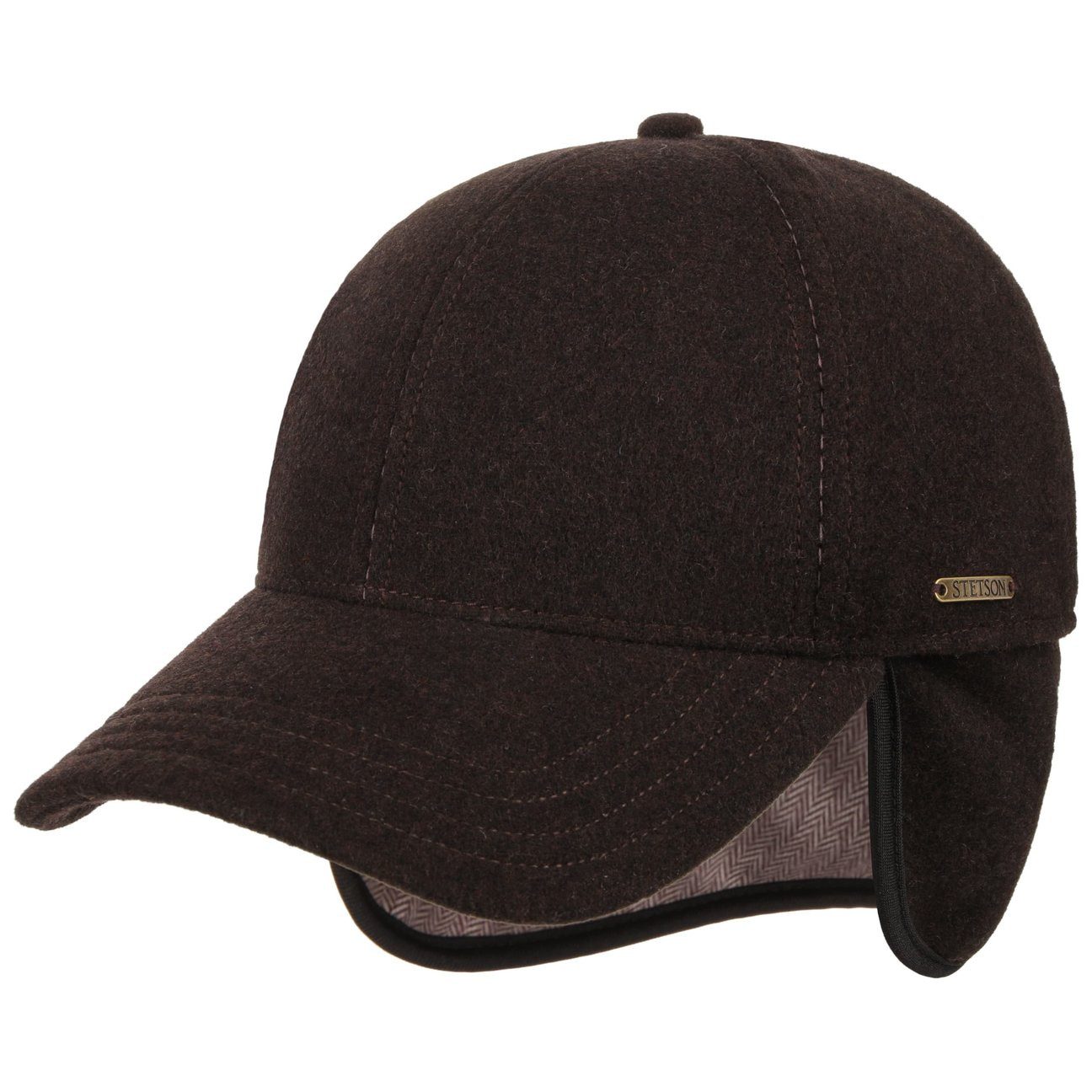Stetson Baseball Cap (1-St) Baseballmütze Hinten geschlossen