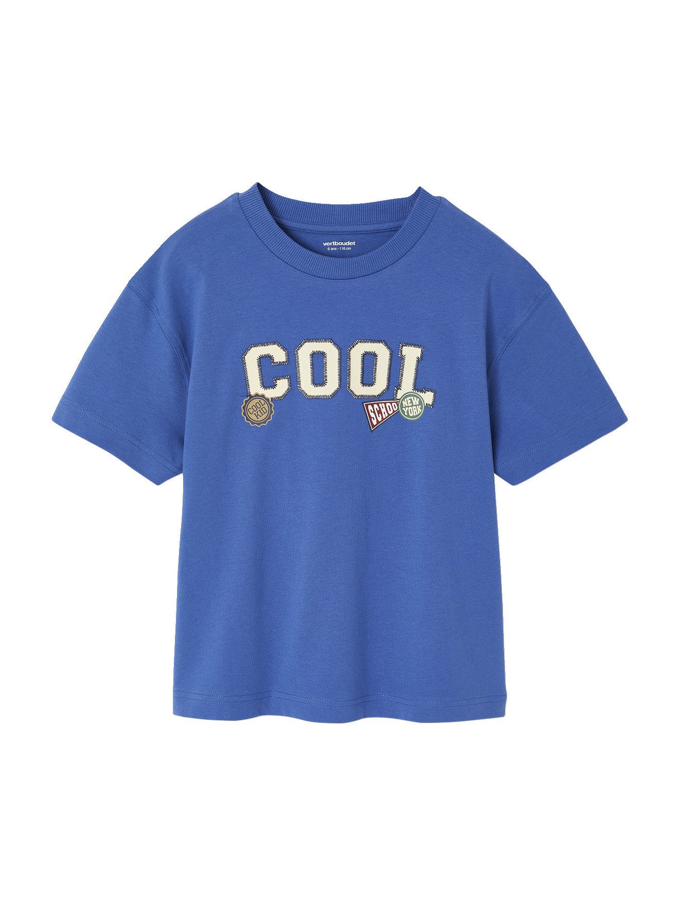Kurzarmshirt Jungen T-Shirt mit Print und Recycling-Baumwolle