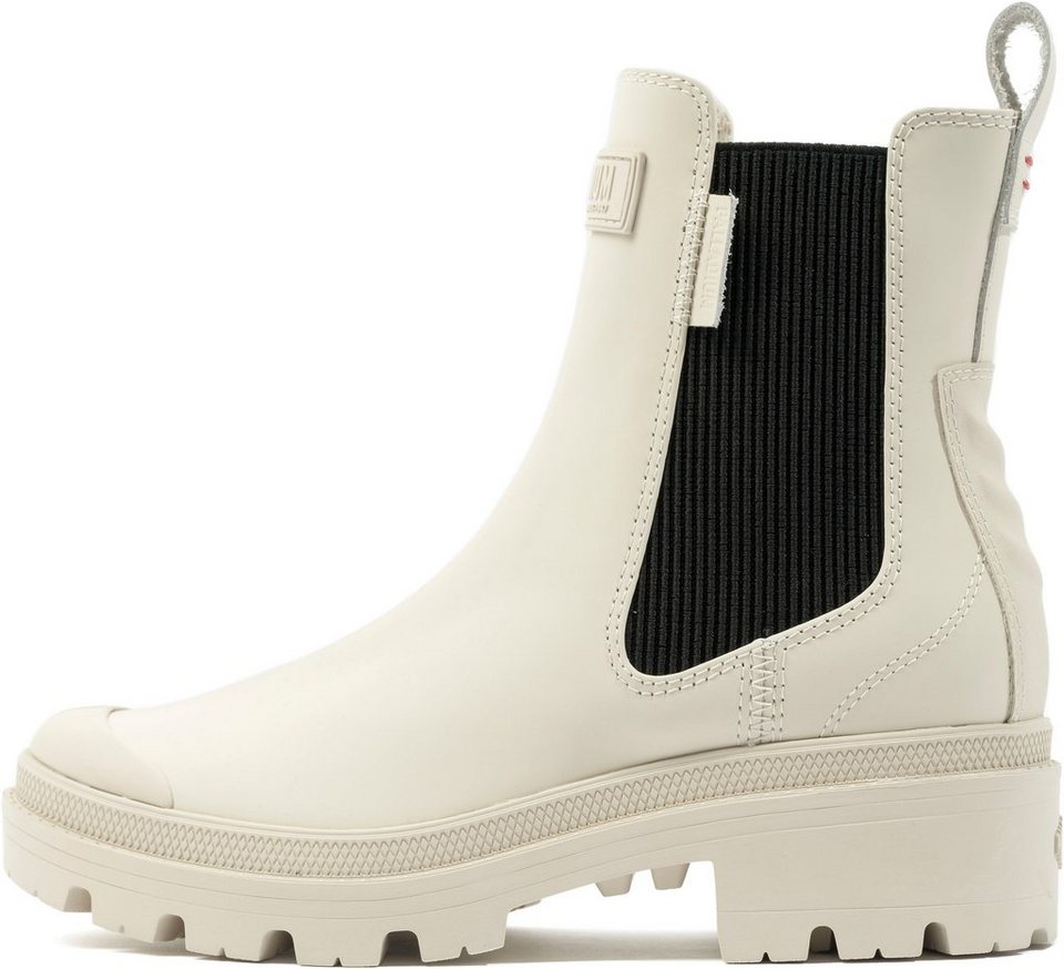 Palladium PALLABASE CHE ARMY R Chelseaboots, Atmungsaktives Obermaterial  aus Leder und Textil