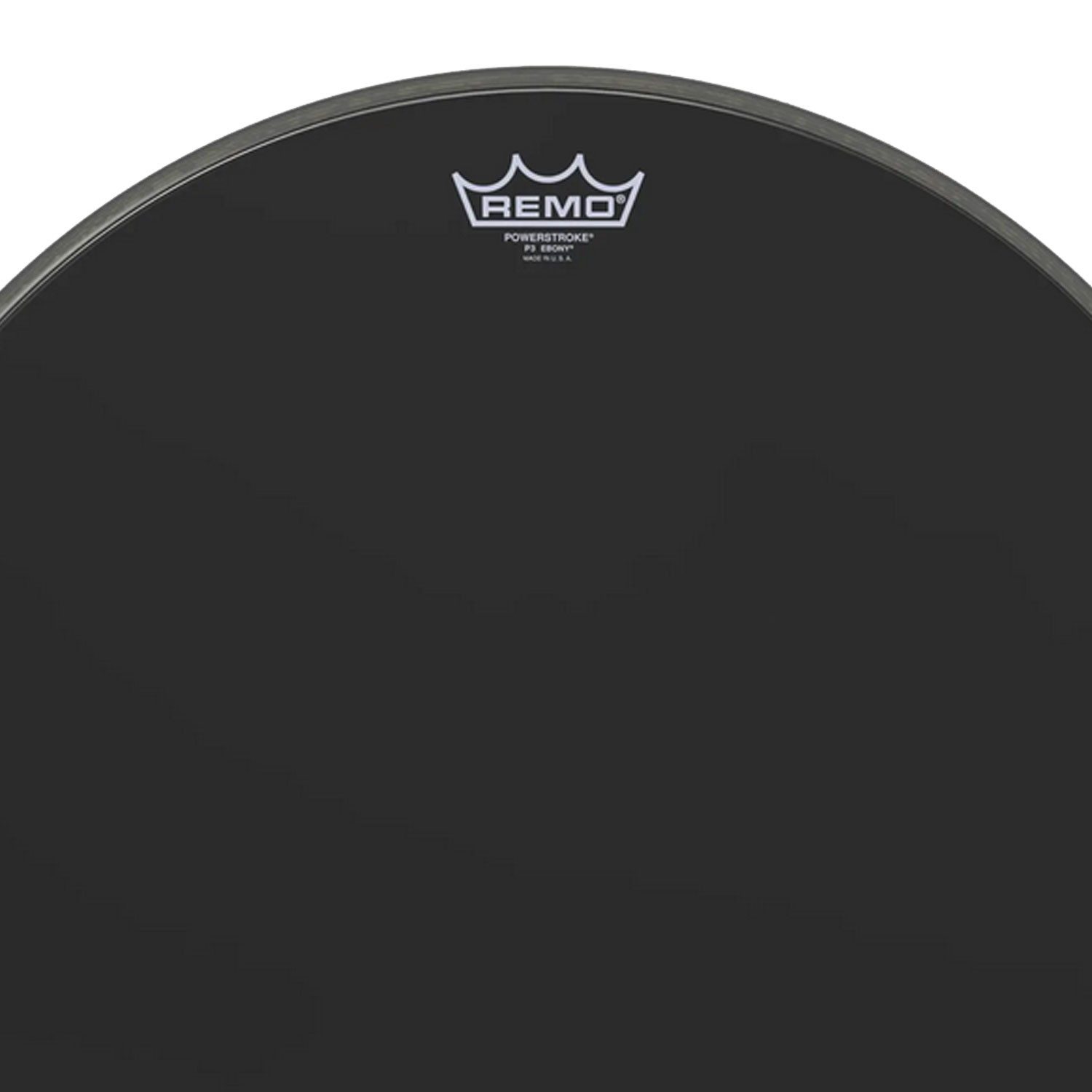 Remo Schlagzeug Remo Powerstroke 3 Ebony Bassdrum-Fell 20 Zoll,Bassdrum Fell 20 Zoll schwarz, Bassdrum Fell 20 Zoll schwarz