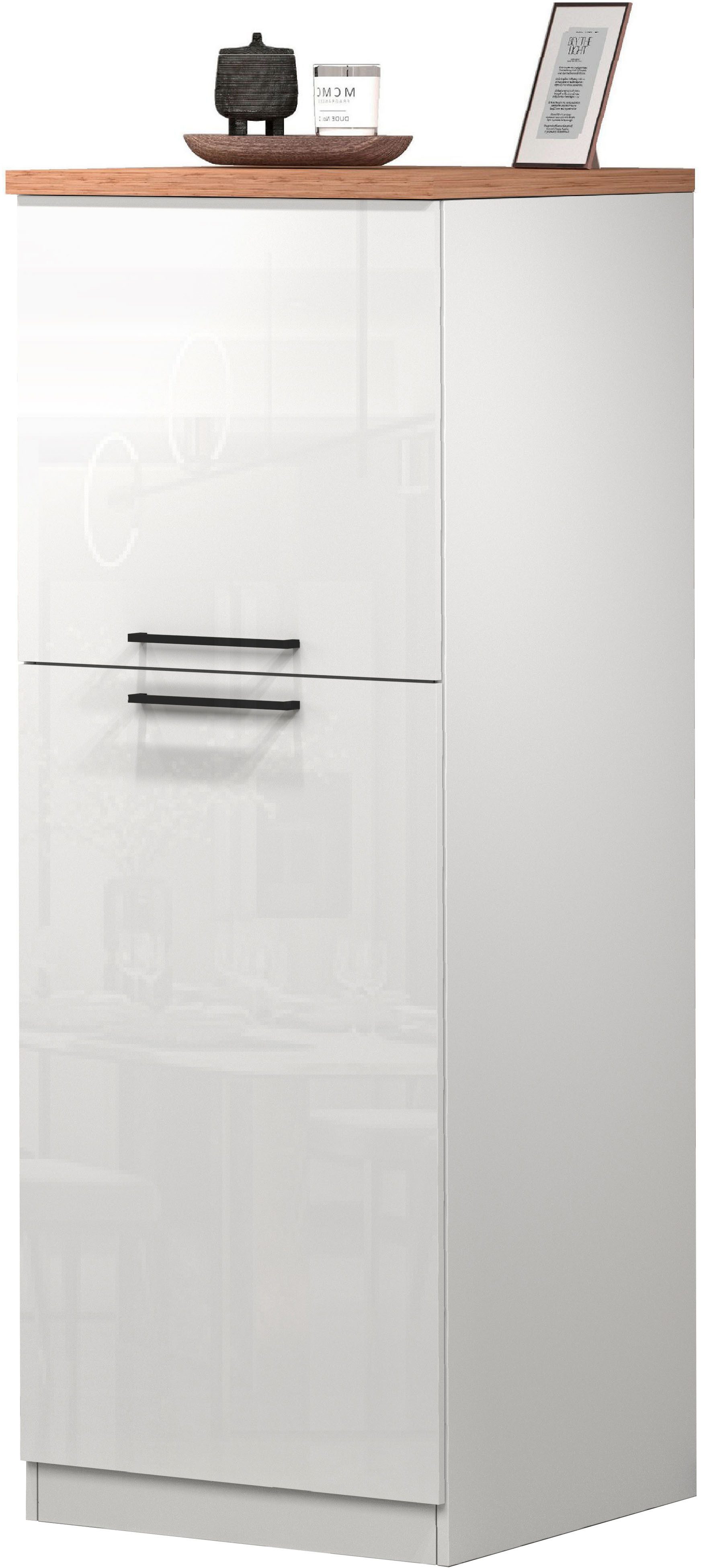 KOCHSTATION Vorratsschrank KS-Sole,Hauswirtschaftsschrank,Stauschrank,Küchenschrank Breite/Höhe 60/165 cm, 5 Fächer