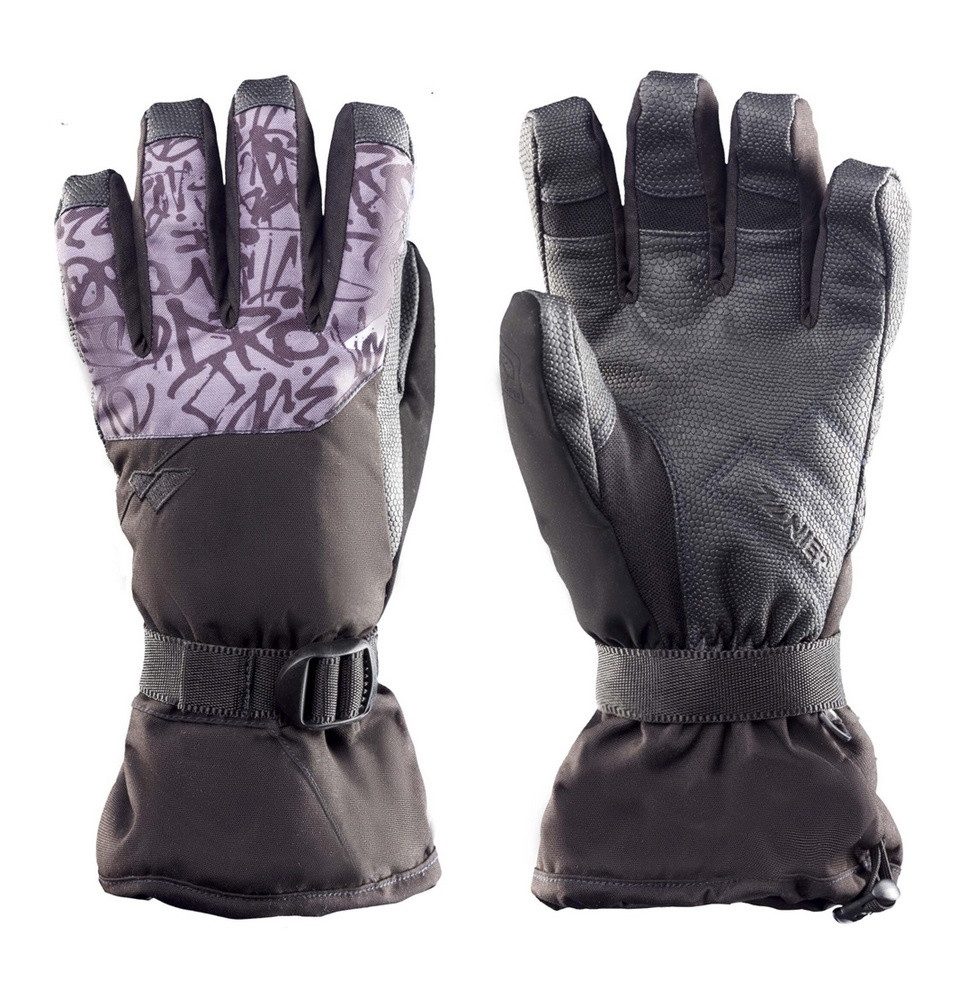 Zanier Multisporthandschuhe Winterhandschuhe GAP.STX Juniors (wasserdicht) schwarz