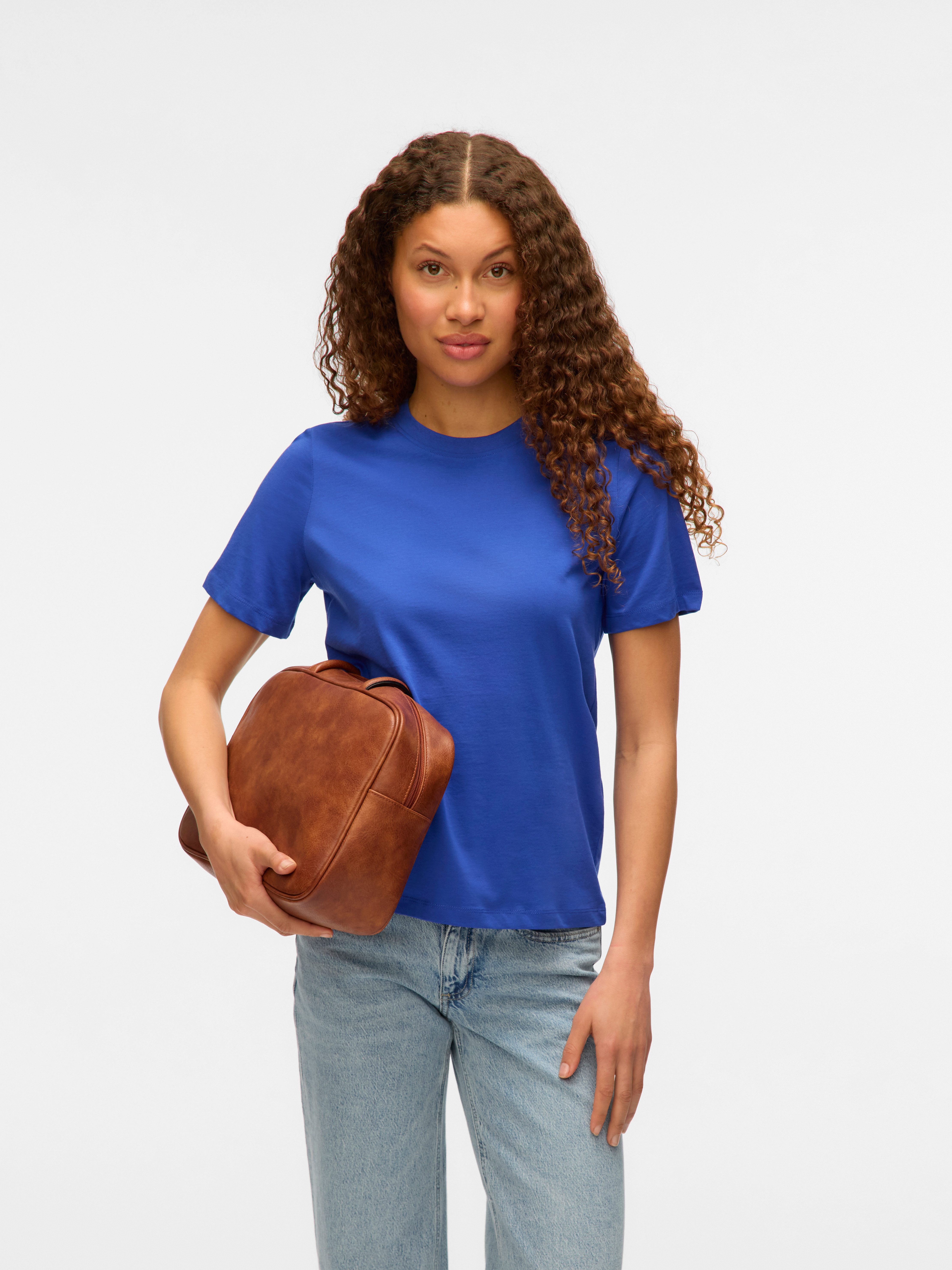 Vero Moda Kurzarmshirt VMPAULINA SS T-SHIRT günstig online kaufen