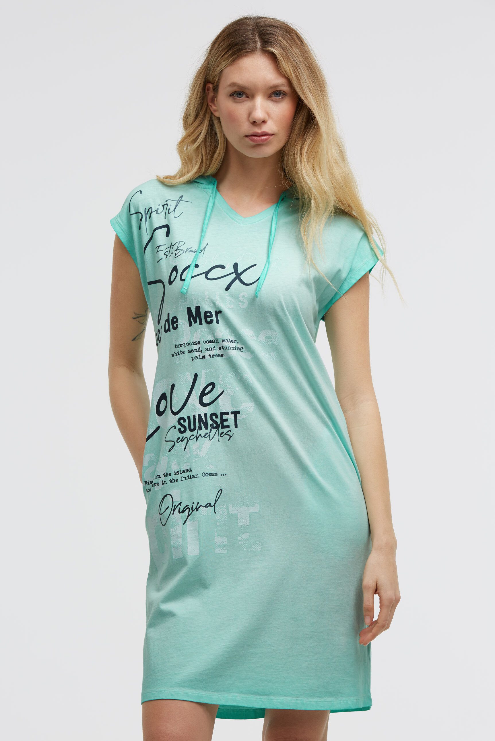 SOCCX Sommerkleid mit Taschen