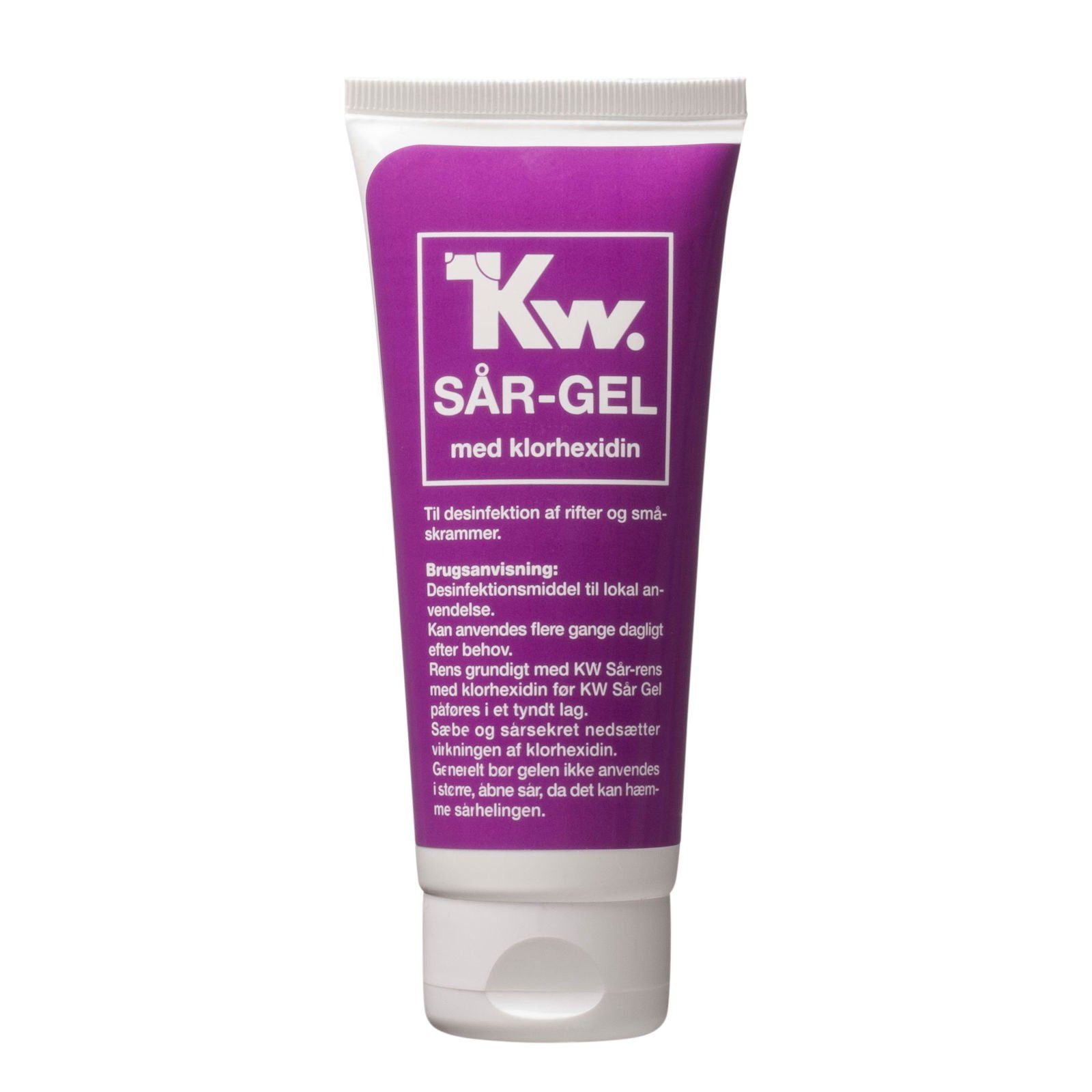KW Tier-Hautpflegemittel Wundgel mit Chlorhexidin 100 ml, Für Hunde, Katzen und Kleintiere