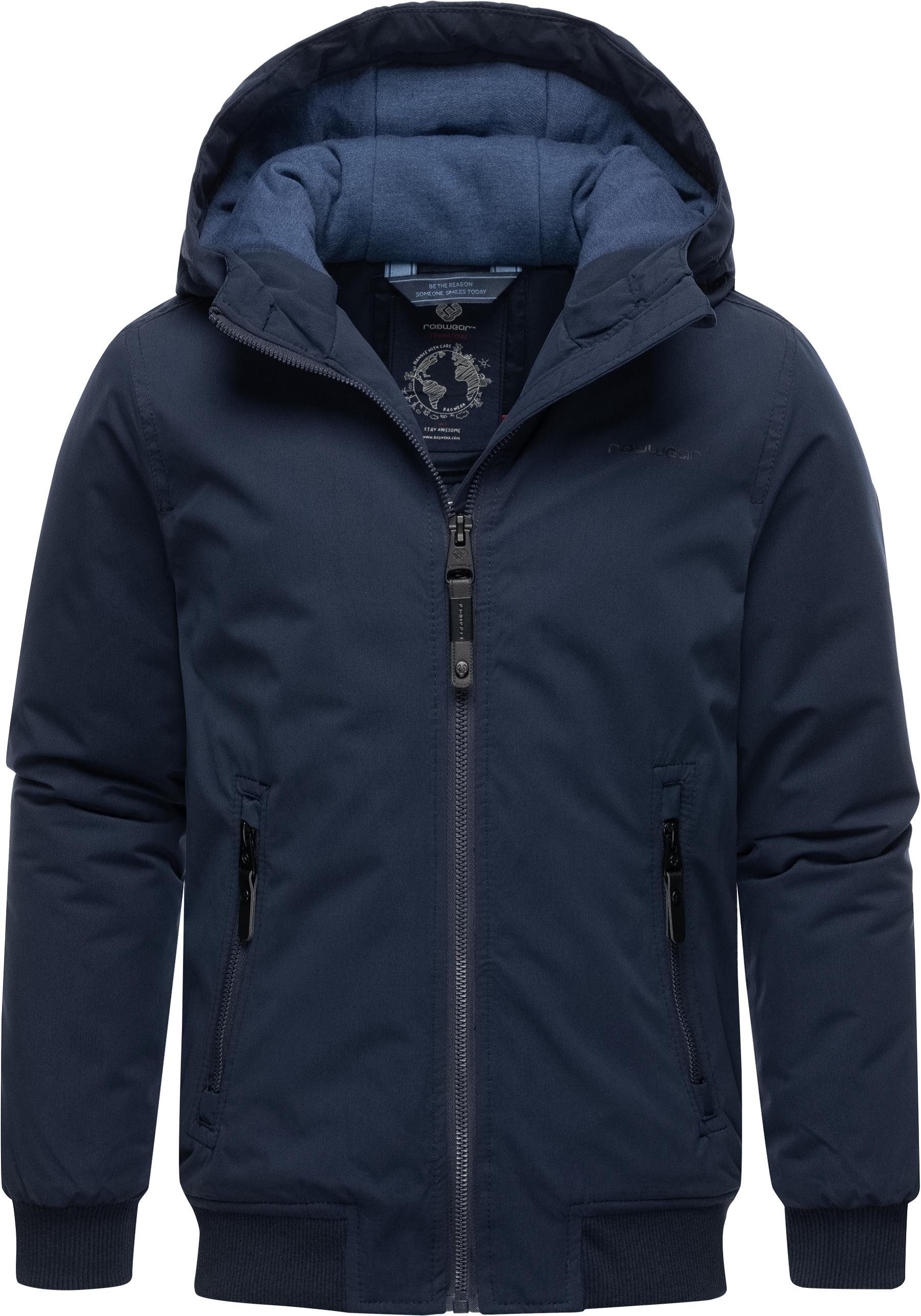 Ragwear Winterjacke Maddew sportliche Winter-Outdoorjacke mit Kapuze marine | Übergangsjacken