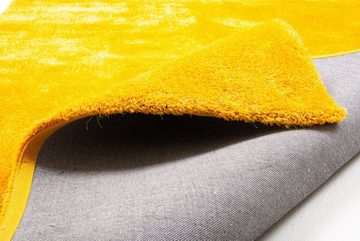 Hochflor-Teppich Soft, TOM TAILOR HOME, rechteckig, Höhe: 35 mm, handgetuftet, Uni-Farben, super weich und flauschig