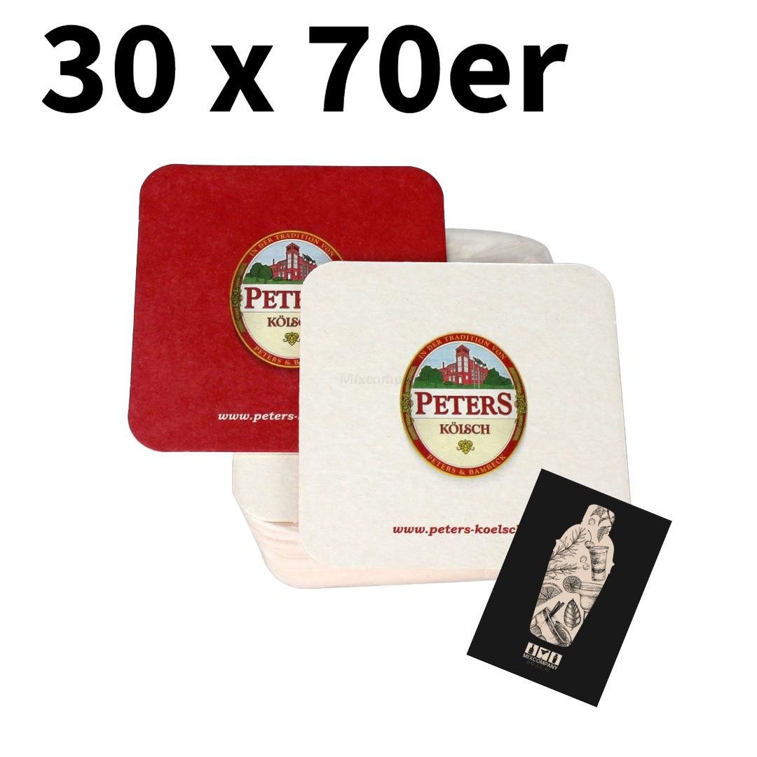Peters Bierdeckel Peters Kölsch Bierdeckel XXL Angebot 5 Blöcke mit insgesamt 2000 Bi