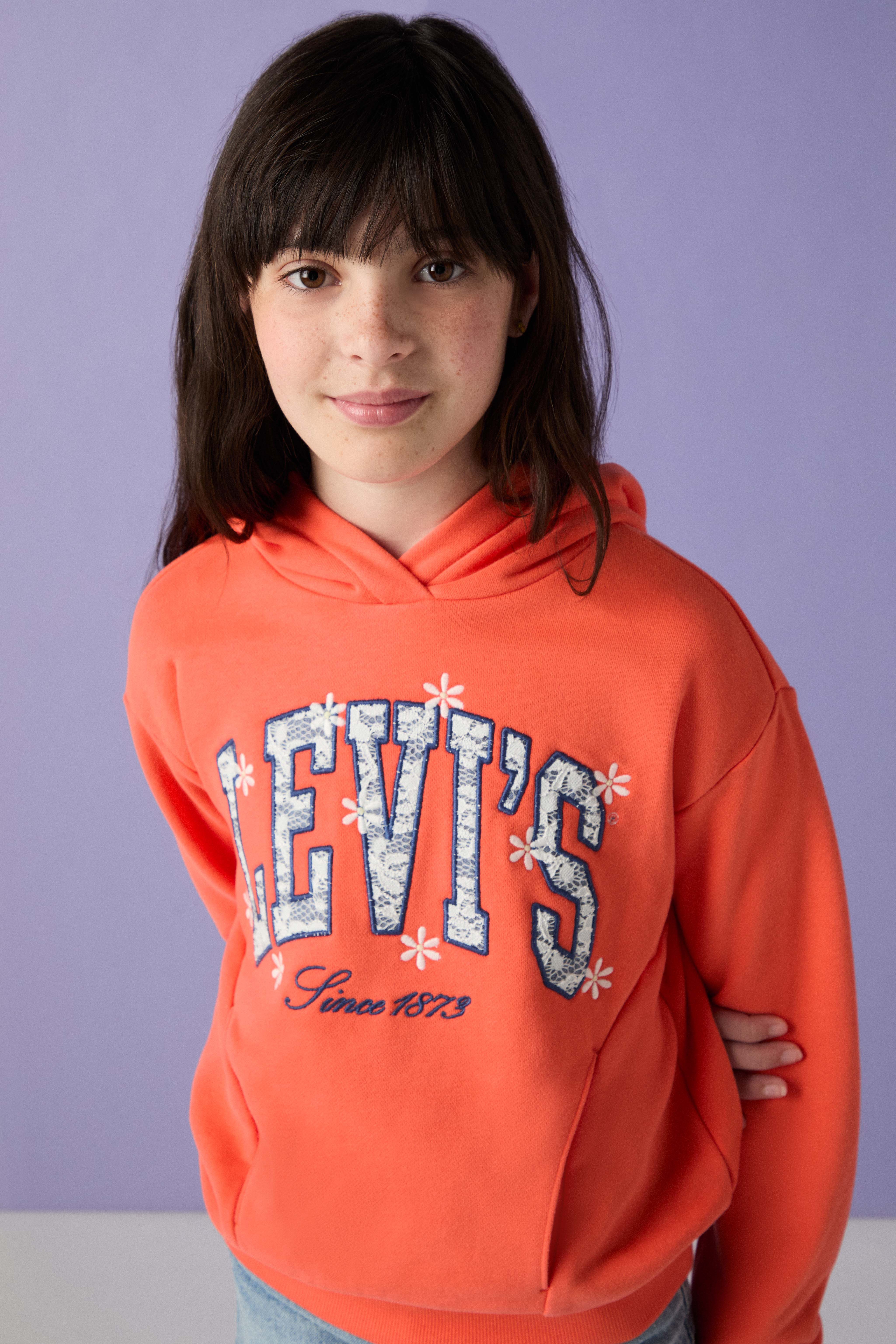 Levi's® Kids Kapuzensweatshirt LVG LOGO HOODIE for Girls, mit Logo-Stickerei