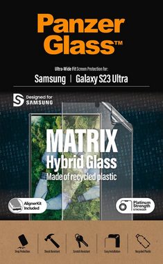 PanzerGlass Displayschutz - Samsung Galaxy S23 Ultra UWF PET-Flaschen AB wA, Displayschutzfolie