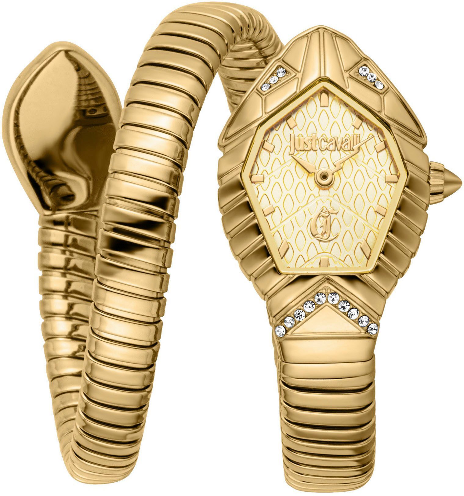 Just Cavalli Time Quarzuhr Signature Snake JC1L356M0025, Armbanduhr, Damenu günstig online kaufen