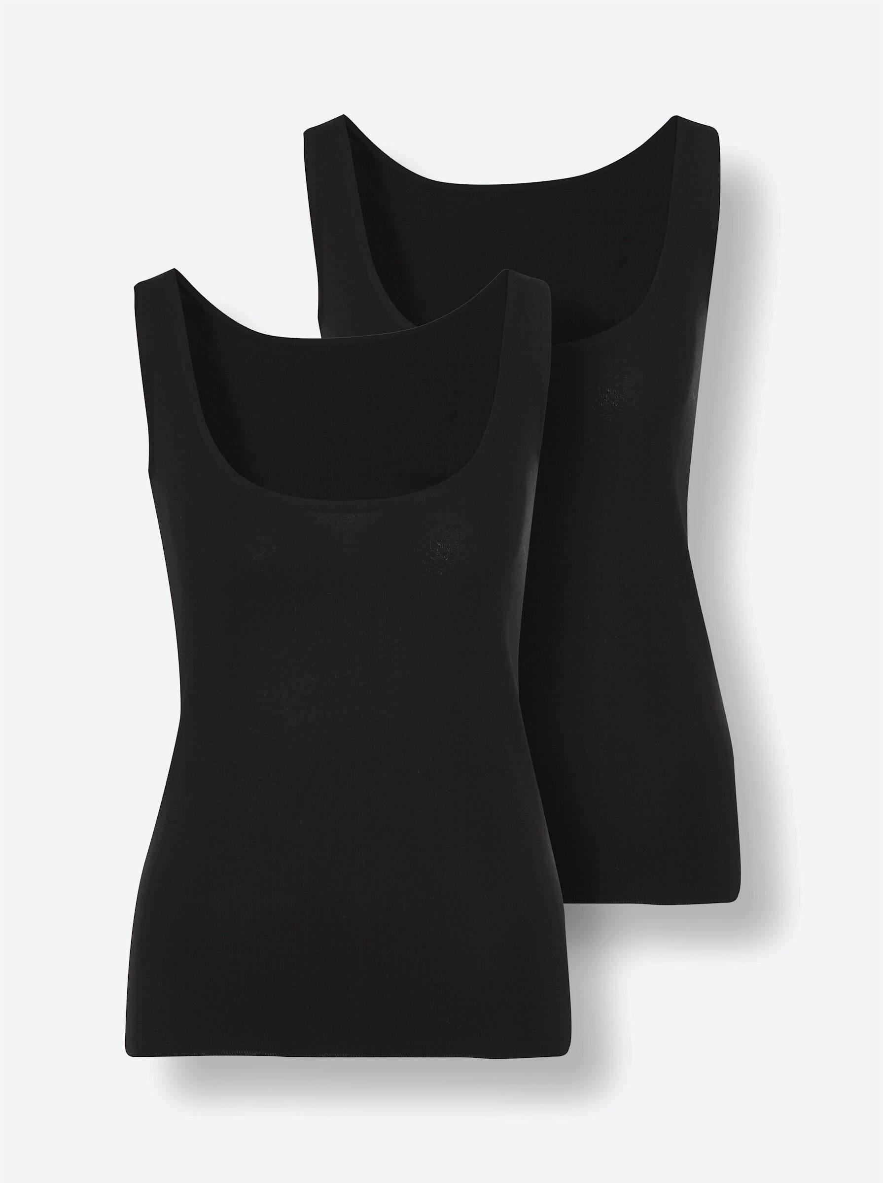 Witt Achselhemd Achseltop Ärmellos (2-St) Ohne Bügel