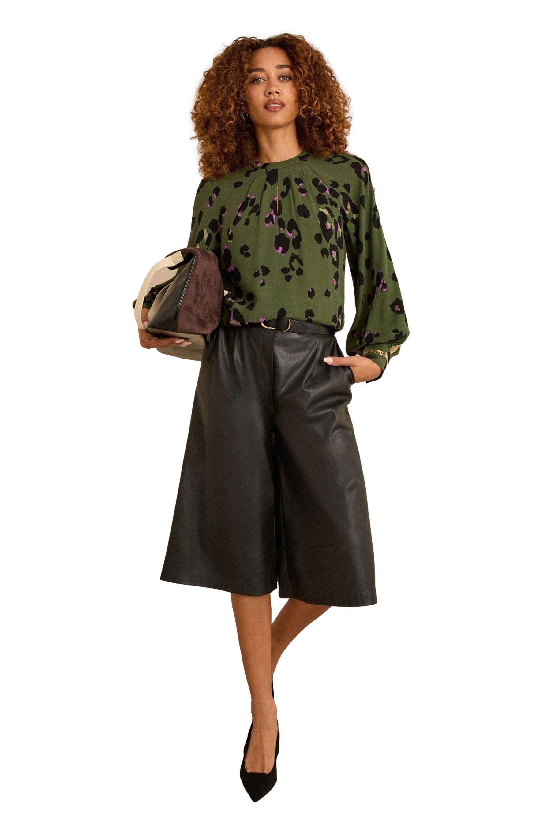 Love & Roses Paillettenshirt Love & Roses Jacquard-Bluse mit Pailletten Reg günstig online kaufen