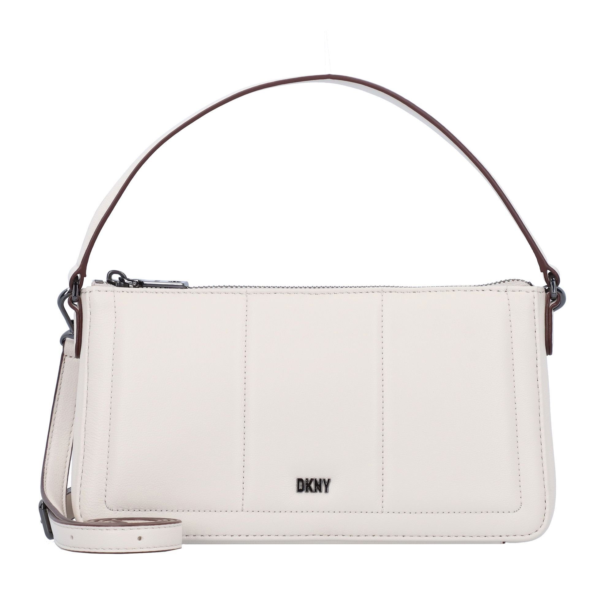 DKNY Schultertasche Loie, Leder pebble