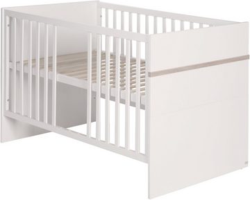 roba® Babymöbel-Set Moritz, (Spar-Set, 2-St., Kinderbett, Wickelkommode), mit Kinderbett und Wickelkommode; Made in Europe