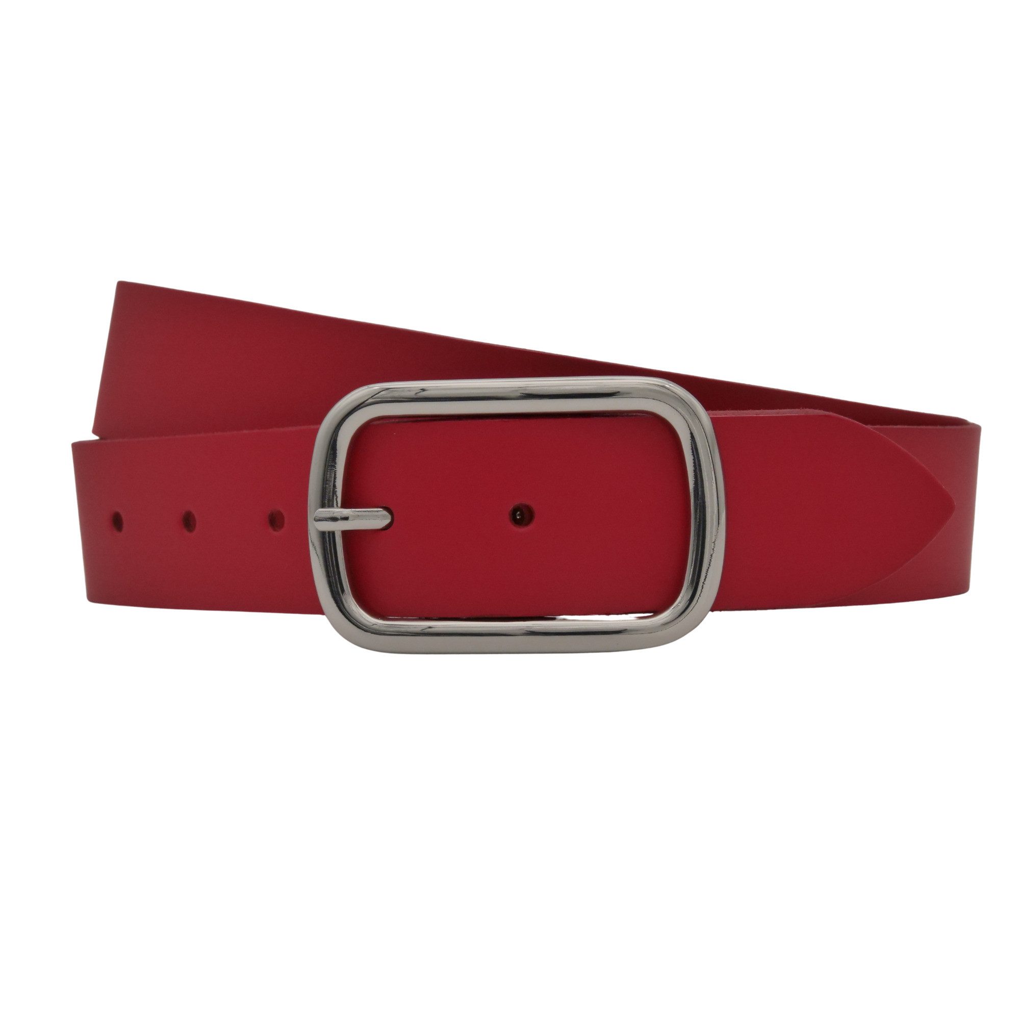 Ledergürtel AnnaMatoni Damen Ledergürtel Basic Gürtel 3,5cm breit echt