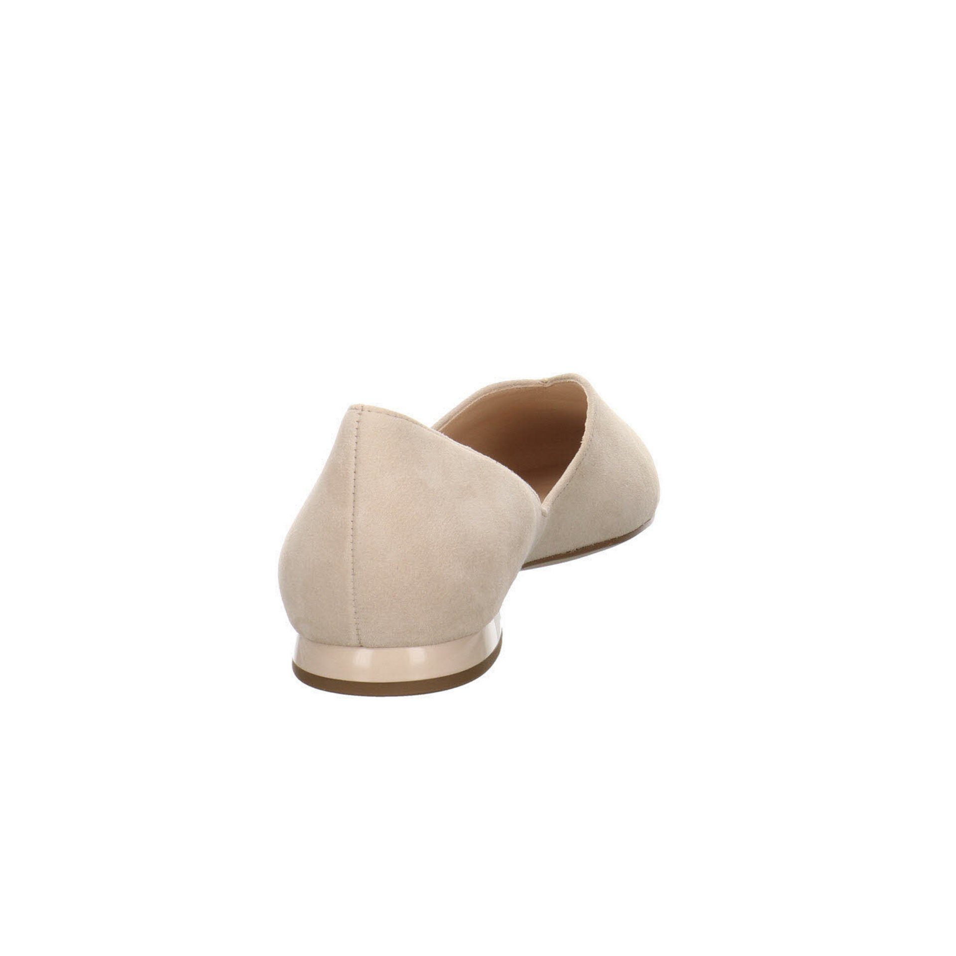 taupe Högl Schuhe Ballerina Ballerina Veloursleder Bequem Flats Ballerinas