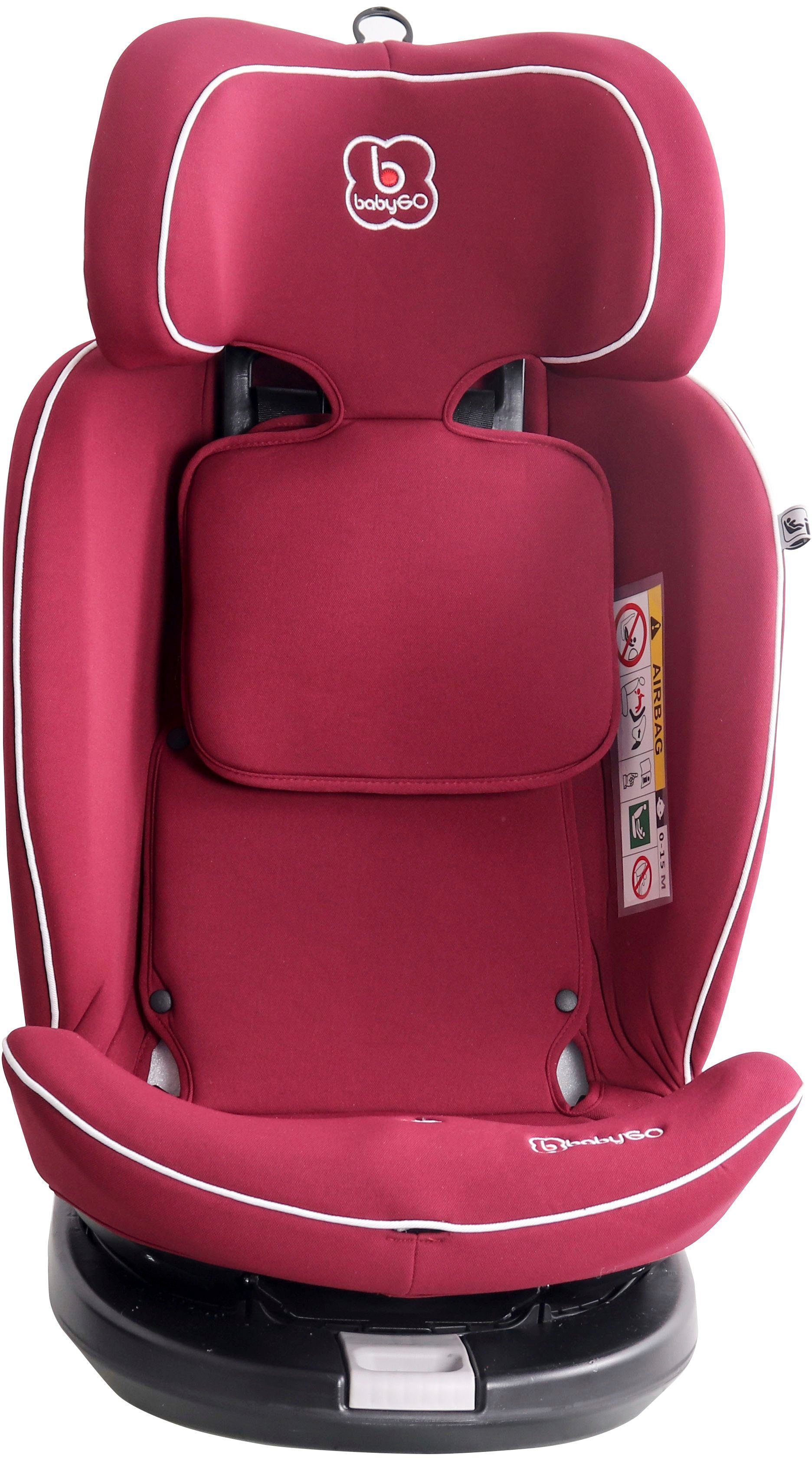 BabyGo Autokindersitz Nova2 360 I Size, ab: 40 cm, bis: 150 cm, für Körpergröße von 40-150 cm