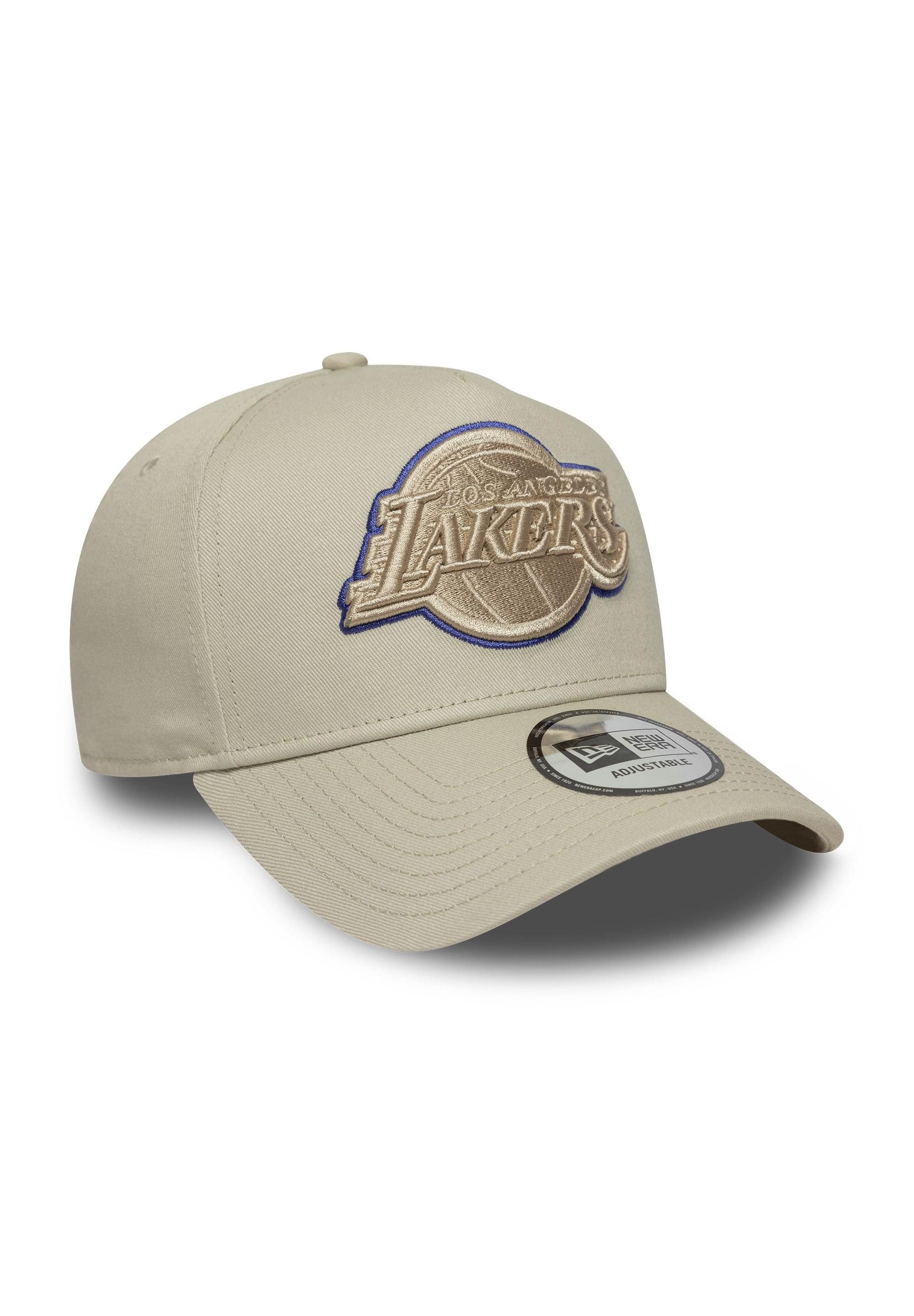 New Era Baseball Cap Los Angeles Lakers A-Frame Tonal Outline Cap New Era Beige (1-St)