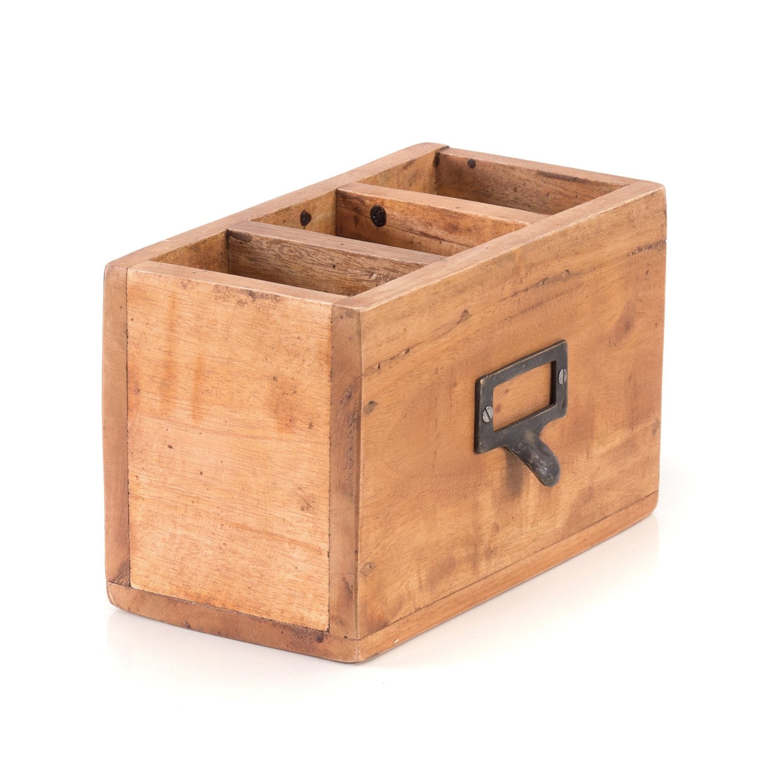 DESIGN DELIGHTS Aufbewahrungsbox STIFTEHALTER "BOX 18", Altholz massiv, 19x günstig online kaufen
