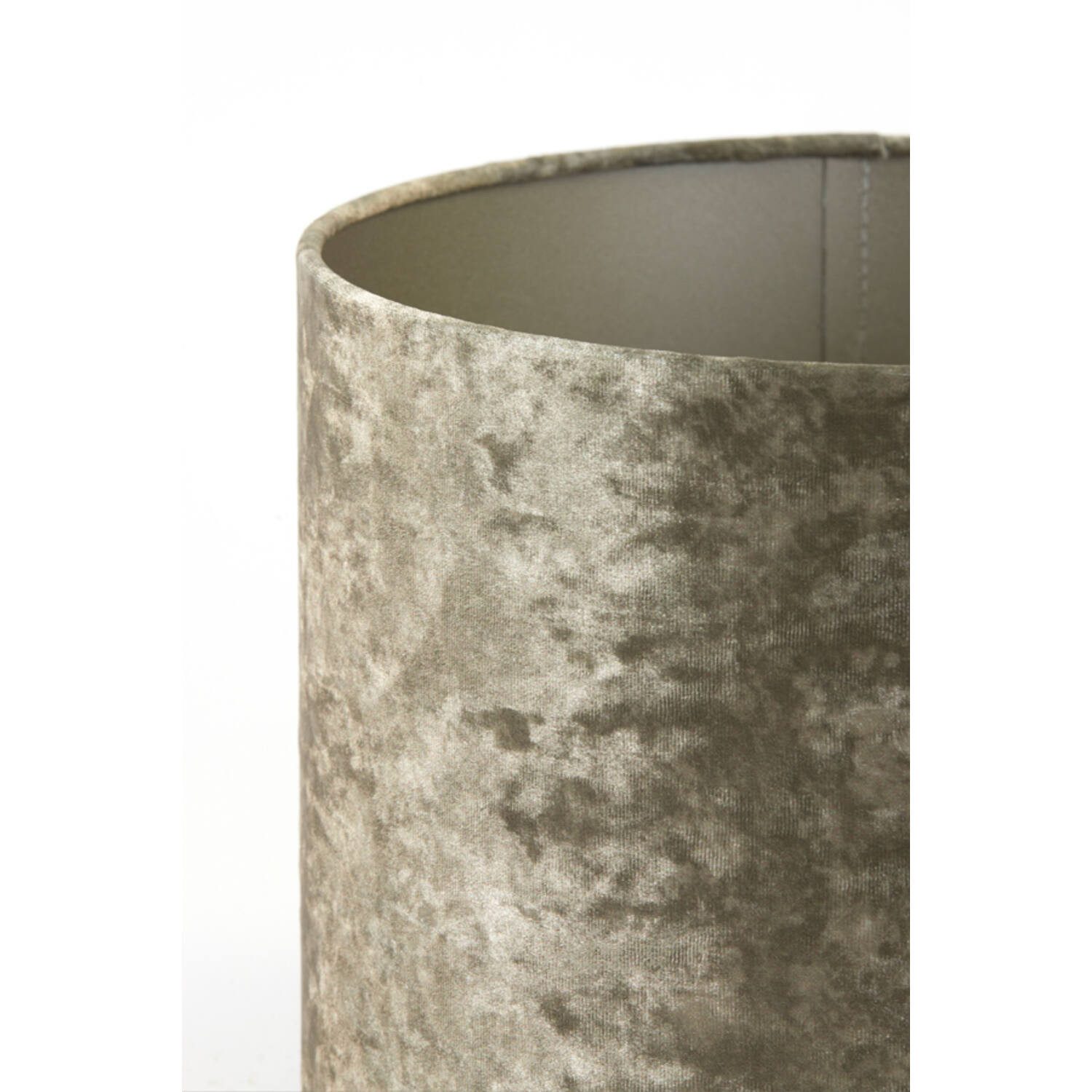 Light & Living Lampenschirm Lampenschirm Zylinder BRAVE von Light & Living Samt Braun Ø20x15 cm