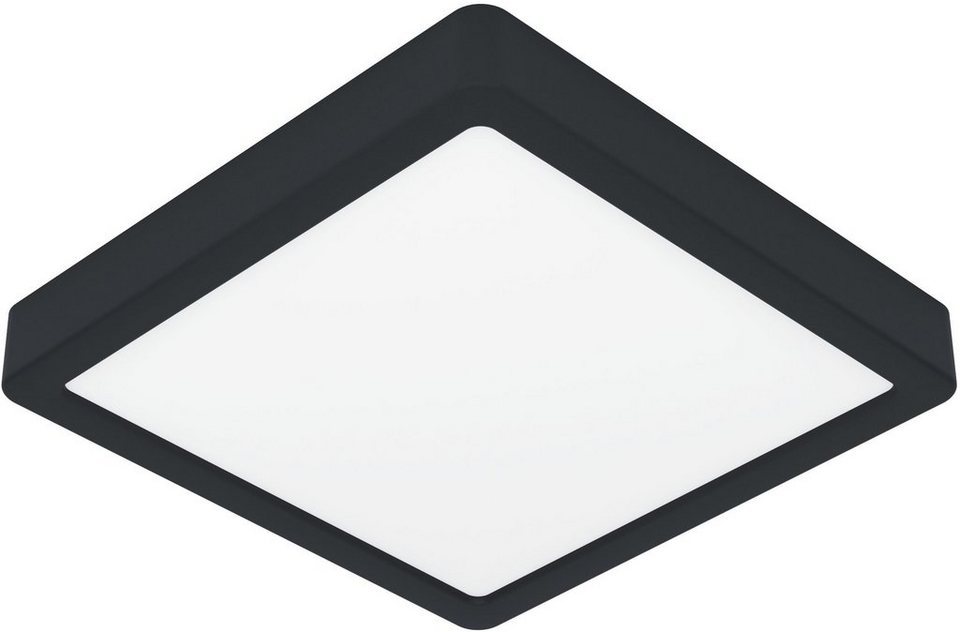 EGLO Deckenleuchte FUEVA 5, LED fest integriert, Warmweiß, Deckenleuchte in  schwarz aus Stahl - 17W - Warmweiß