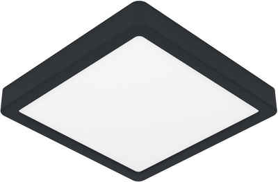EGLO Deckenleuchte FUEVA 5, LED fest integriert, Warmweiß, Deckenleuchte in schwarz aus Stahl - 17W - Warmweiß