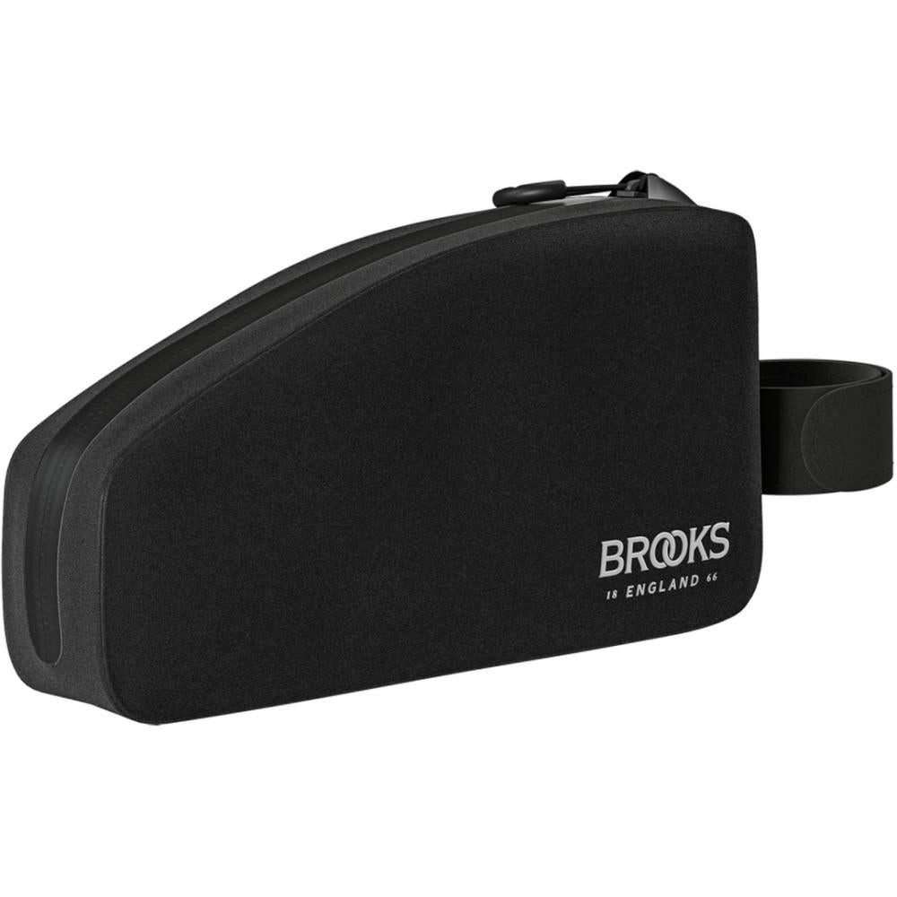 BROOKS ENGLAND Fahrradtasche BROOKS Scape Top Tube Bag Black - wasserdichte Oberrohrtasche 0,9 Lite