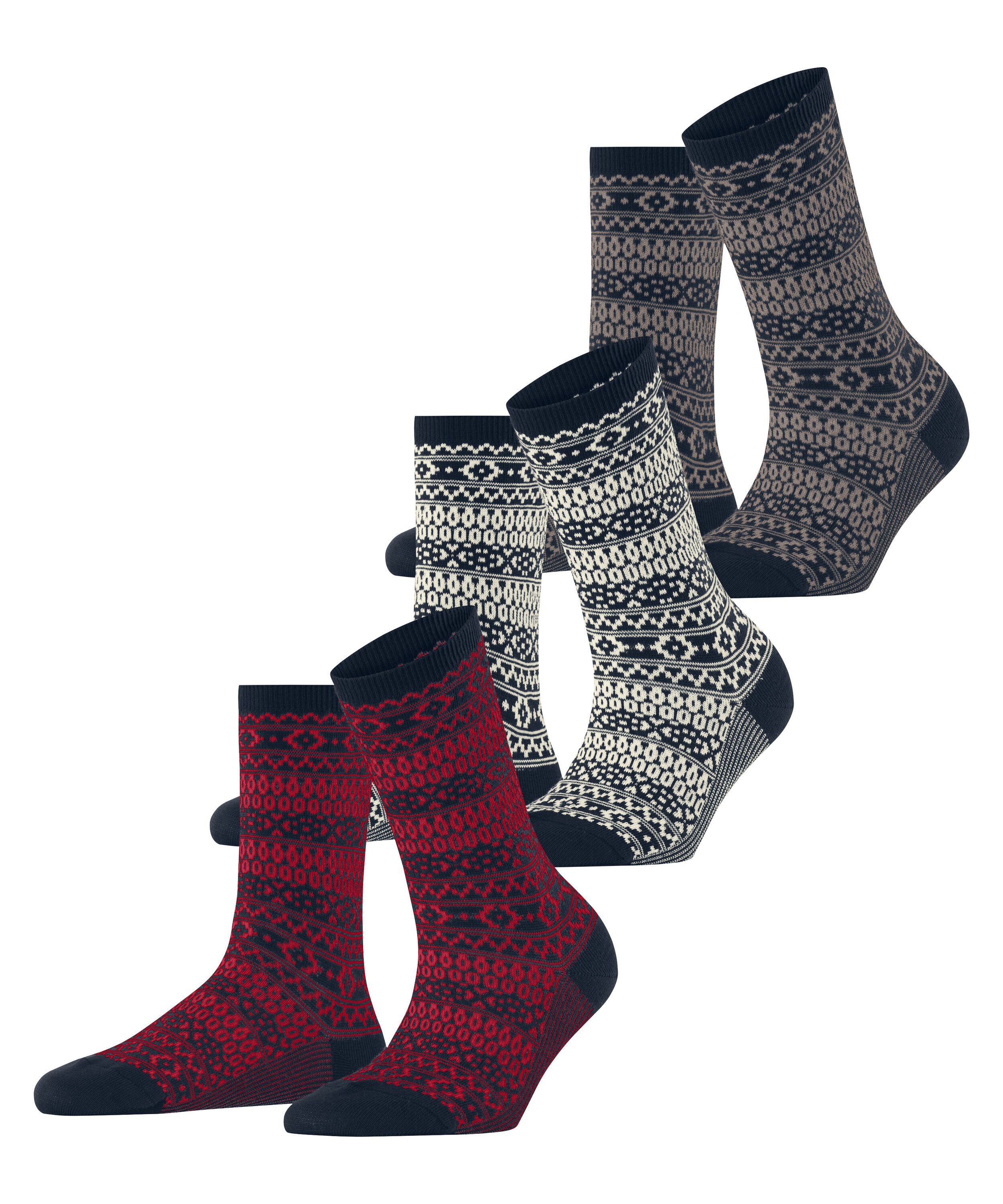 Esprit Funktionssocken Sami Pattern 3-Pack (3-Paar)