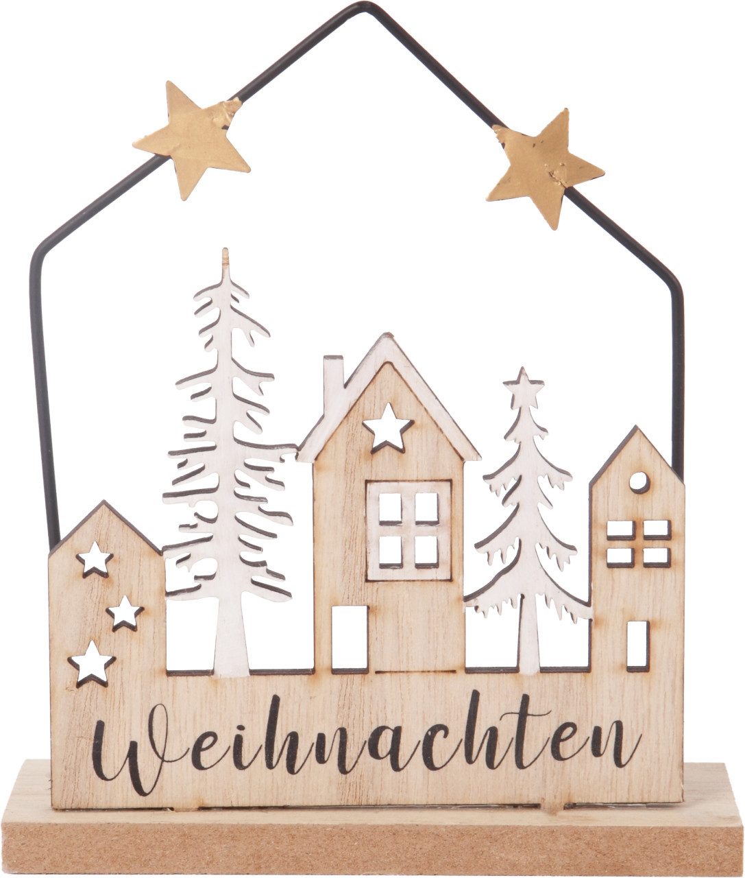 Trend Line Weihnachtsfigur Dekoaufsteller Haus Weihnachten günstig online kaufen