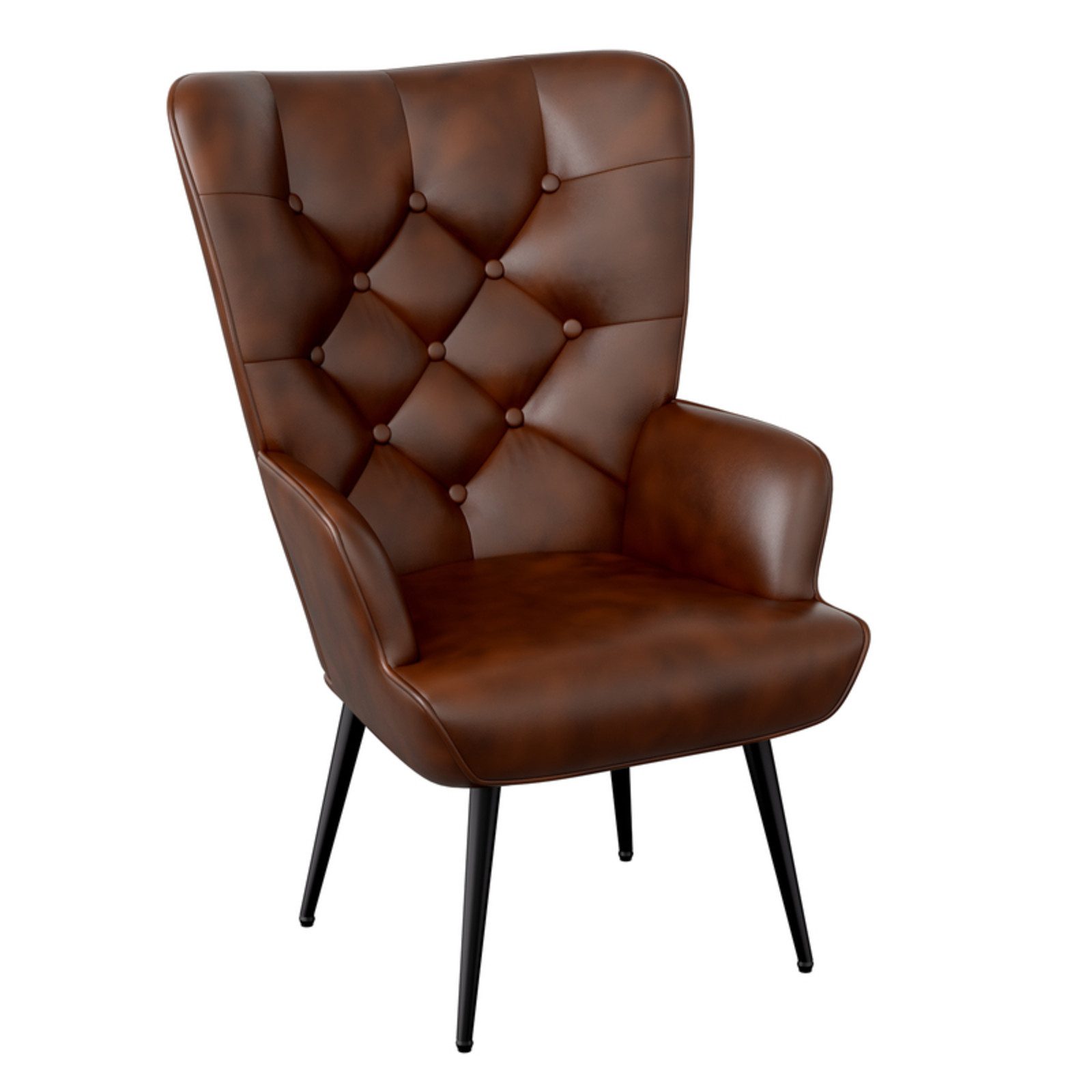 HawthyHome Polsterstuhl Eleganter Polstersessel, Schminktisch Stuhl mit Metallbeinen (1 St), Perfekt für Wohnzimmer, Schlafzimmer oder Schminktisch