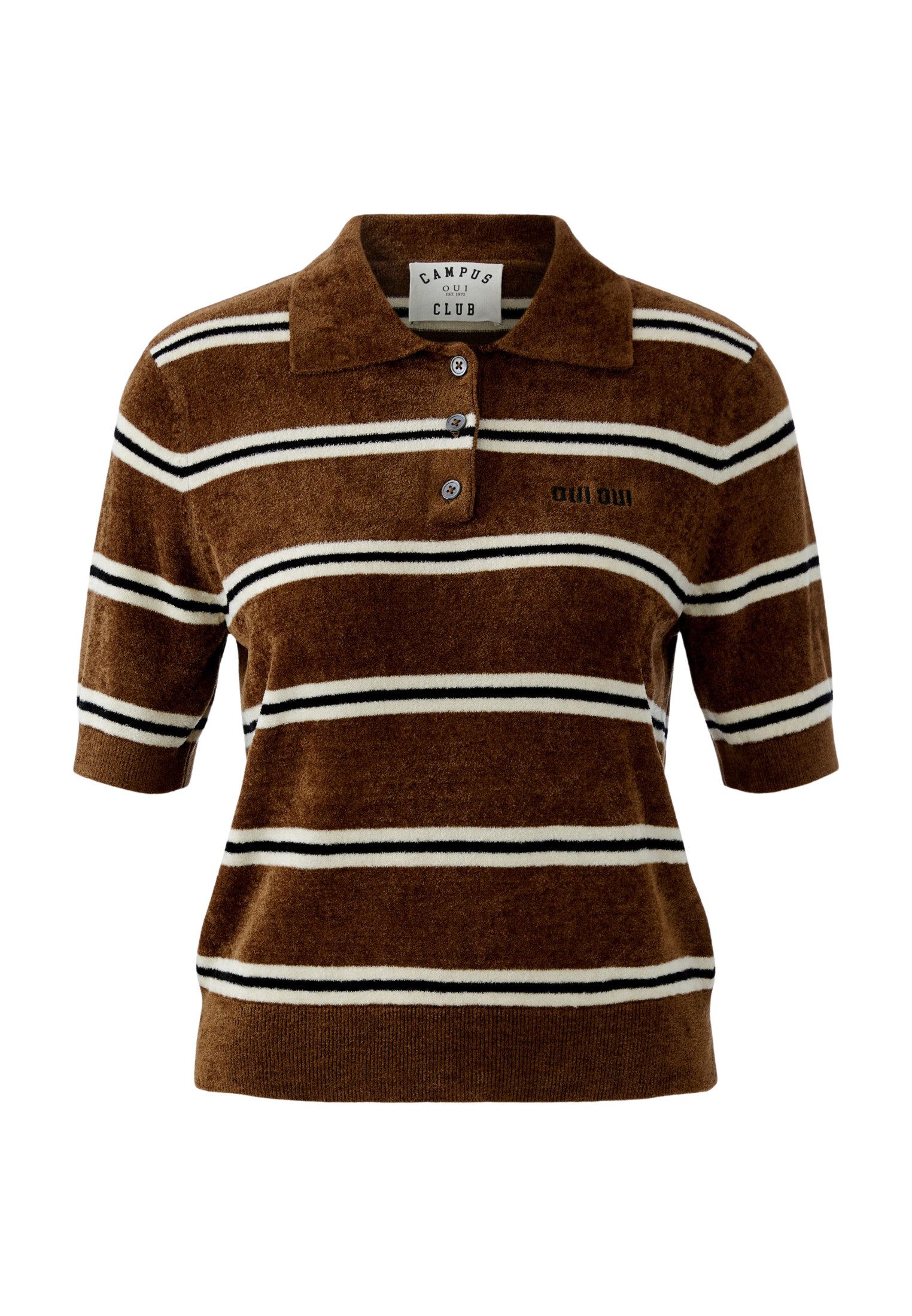 Oui Rundhalspullover