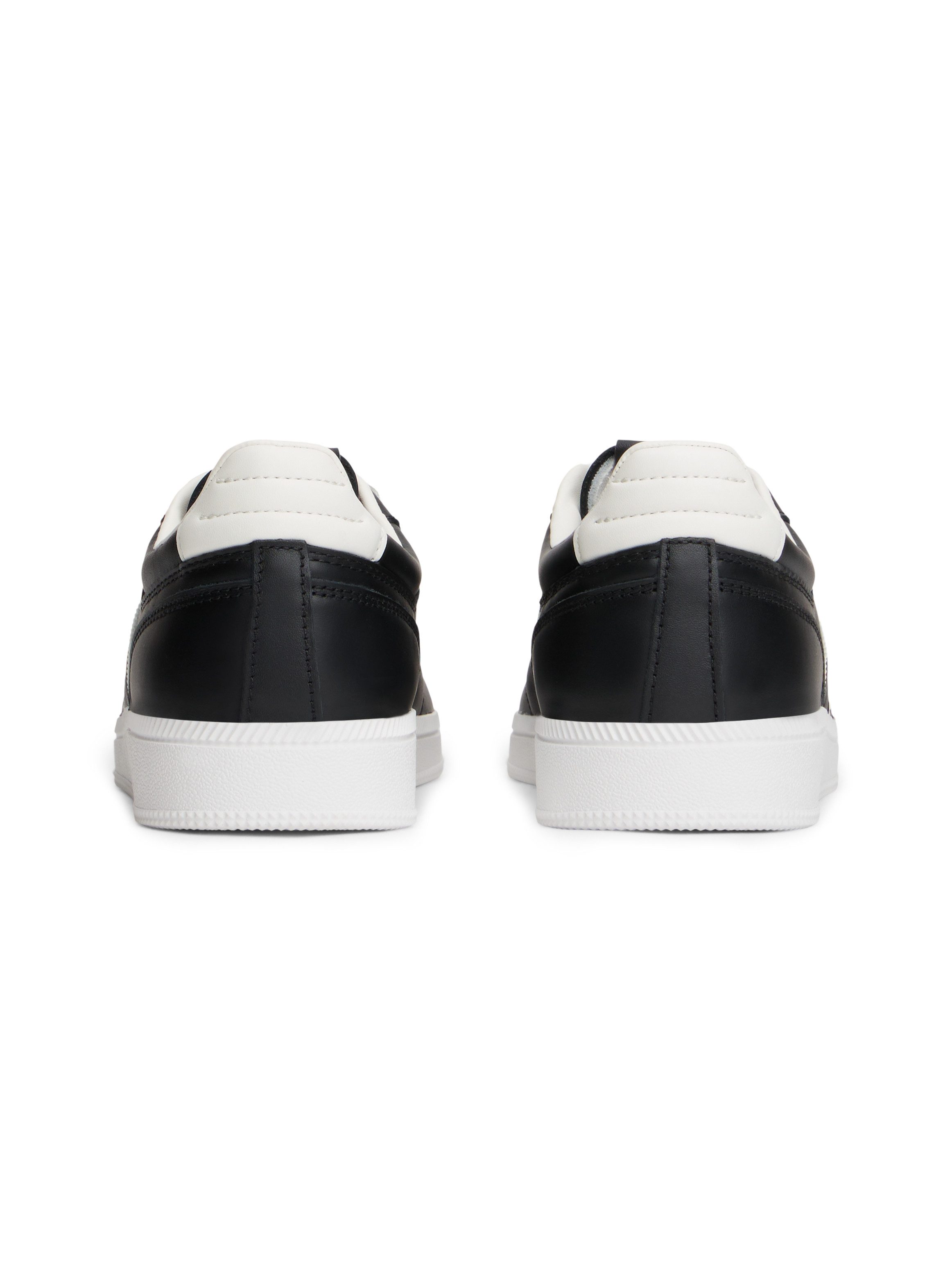 Tommy Jeans THE GREENWICH EDGE STITCHING Sneaker, Freizeitschuh, Halbschuh, Schnürer, Logo an der Seite und Schuhzunge