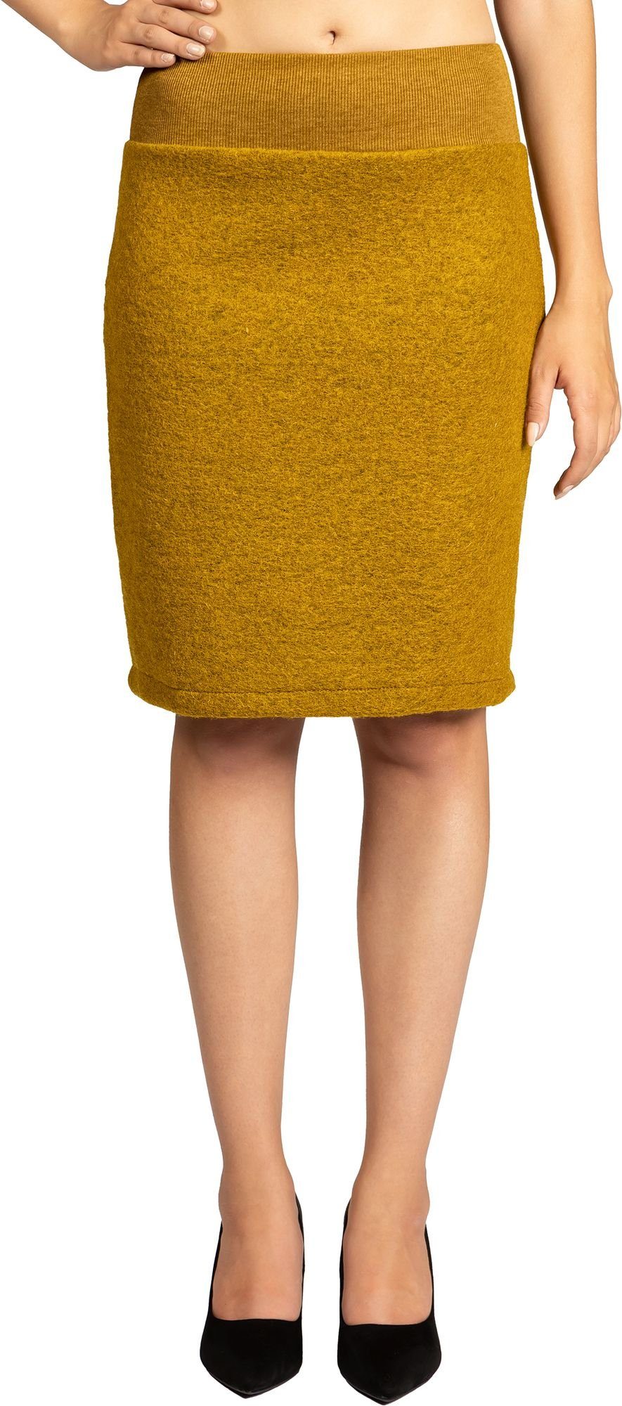 Caspar Bleistiftrock RO031 Damen Winter Bleistift günstig online kaufen