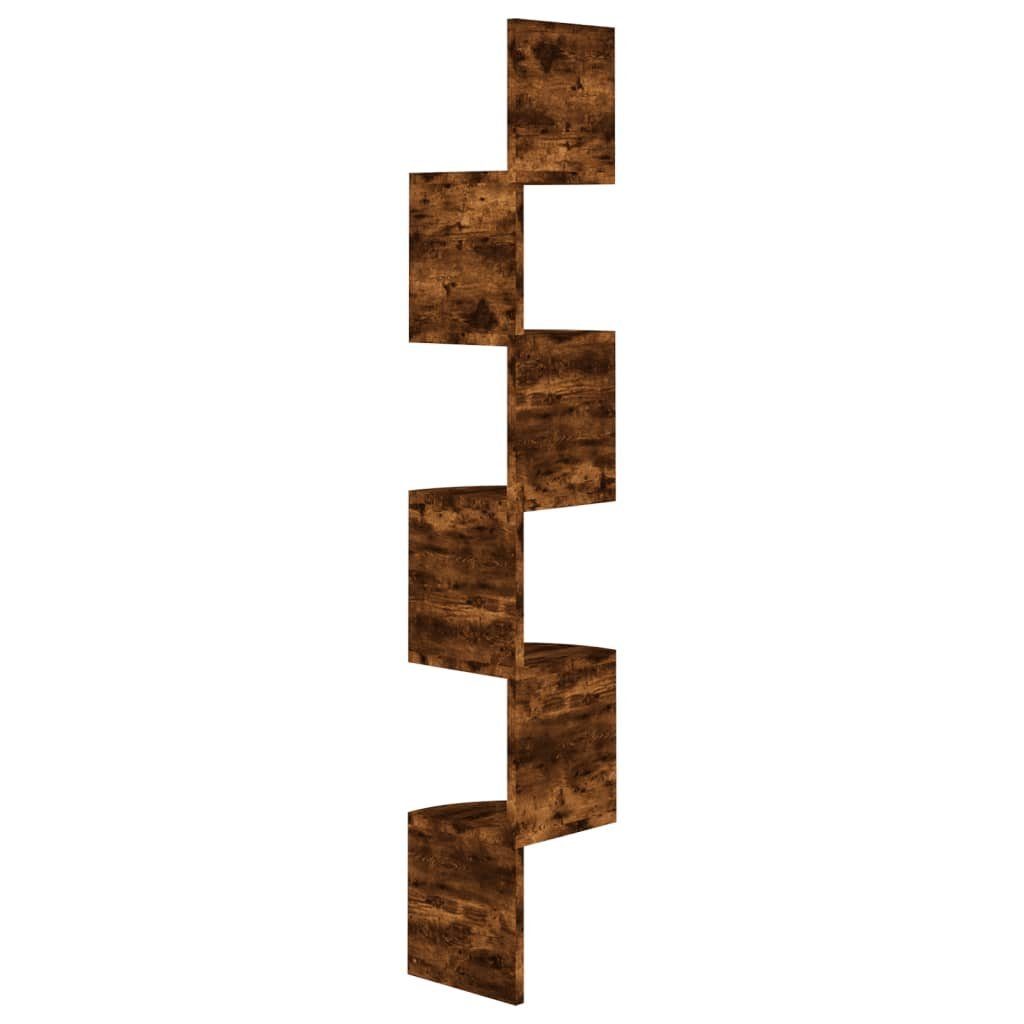 vidaXL Regal Wand-Eckregal Räuchereiche 19x19x123 cm günstig online kaufen