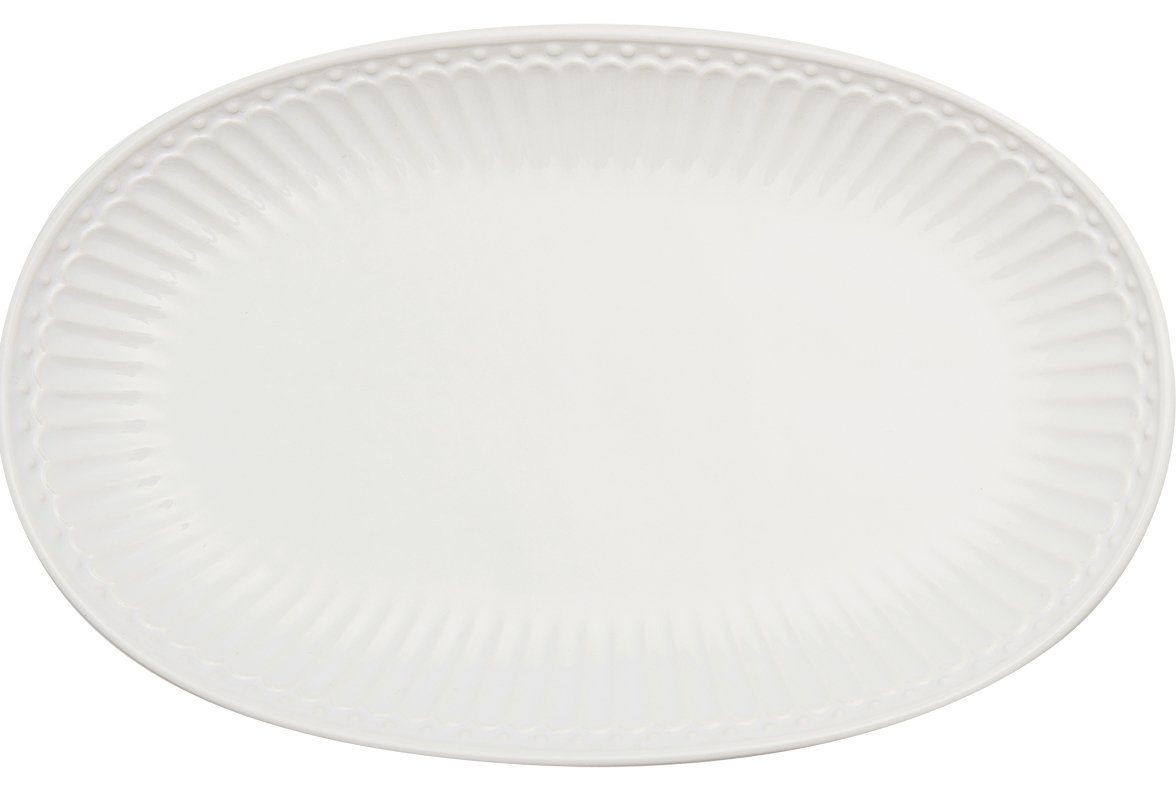 Greengate Salatteller Alice Teller oval white 23 cm