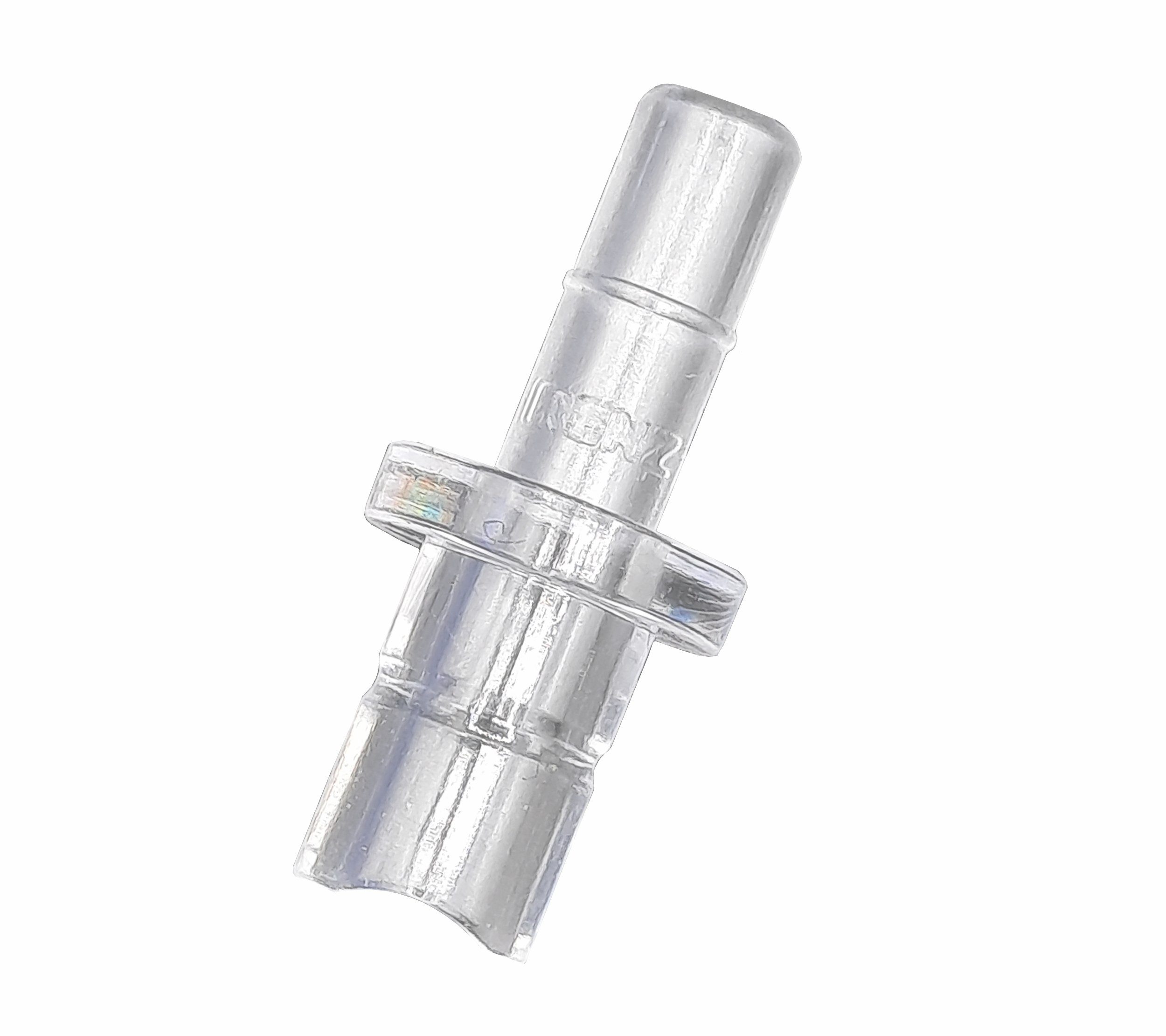 RENZ Milchschlauch-Adapter Fluid Nippel I-Form mit Haltering, Verbinder Serie Jura Giga ENA zu Transparent Milchkühler Kaffeevollautomaten für Control der Milchbehälter Impressa Aufschäumer, Cool und Zubehör