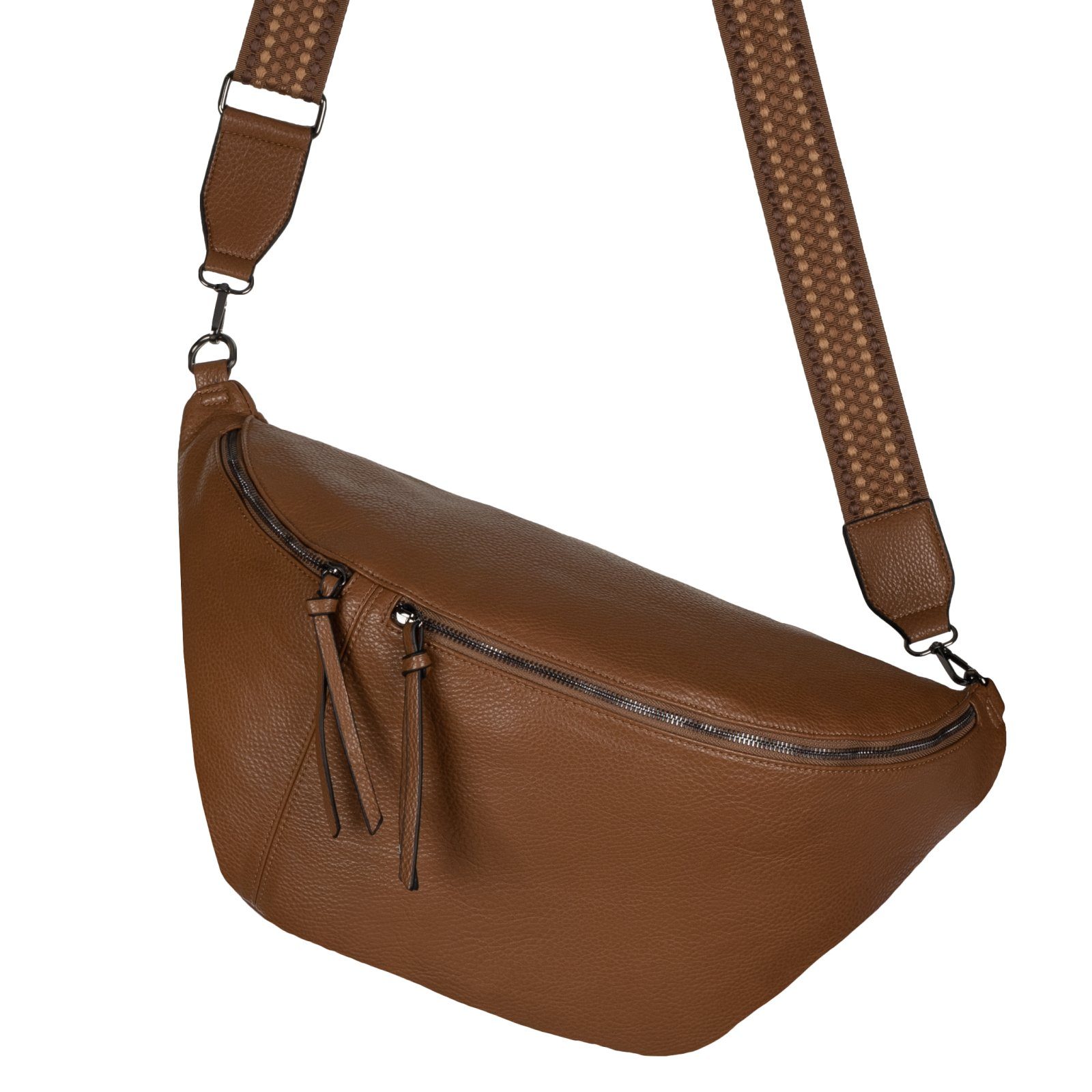 EAAKIE Gürteltasche Bauchtasche XXL Umhängetasche Crossbody-Bag günstig online kaufen