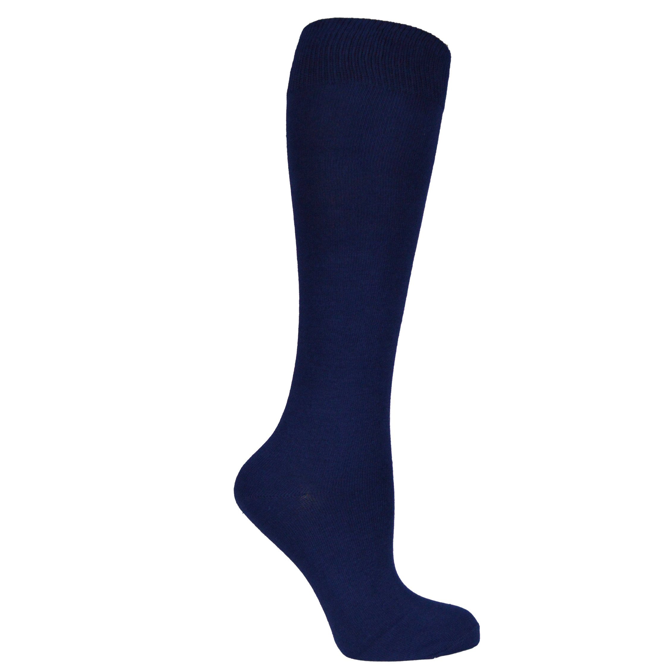 Socked Kniestrümpfe Damen Kniestrümpfe, Baumwolle (6-Paar, 4 verschiedene Farben) Baumwolle, lange Socken,Strümpfe, guter Halt, kniehoch, Uni / Karo – Bild 4 von 5