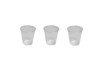 Einweggläser Schnapsglas Schnapsgläser, Einwegschnapsglas, 2 cl, klar, 50 Stück, Plastik