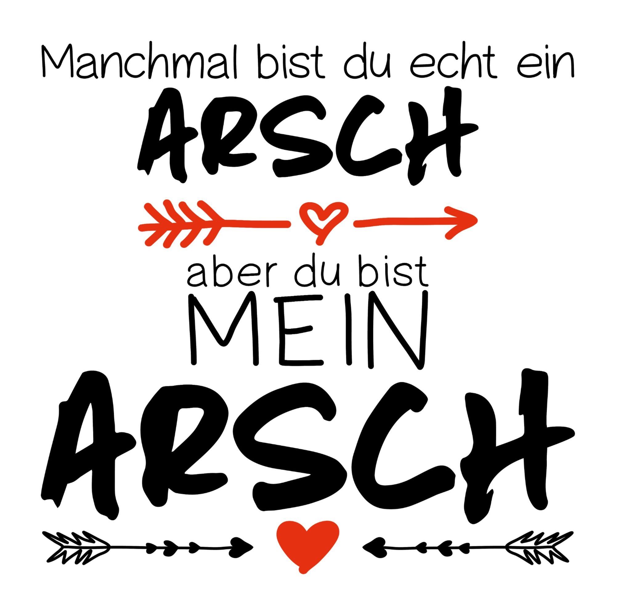 Partner Valentinstag Arsch Shirtracer Valentinstag Mann I - Royalblau Du T-Shirt bist mein 3 Valentinstaggeschenk Liebe Geschenk