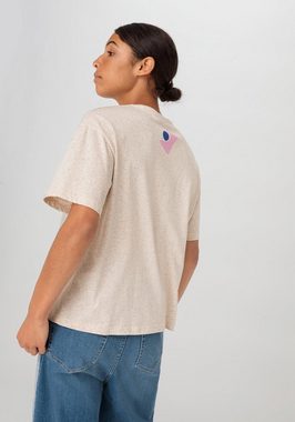 Hessnatur T-Shirt Relaxed aus Bio-Baumwolle mit Hanf (1-tlg)