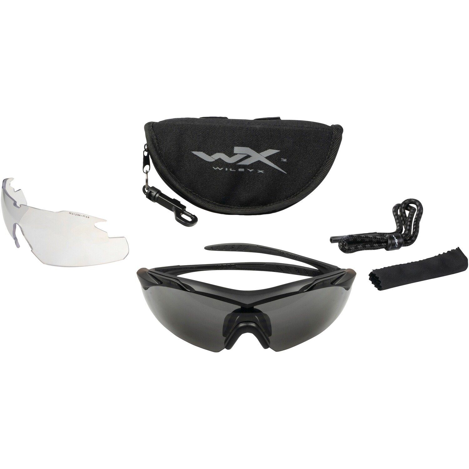 Brille X Sonnenbrille Wiley VAPOR Matt Schwarz WX 2.5 Set