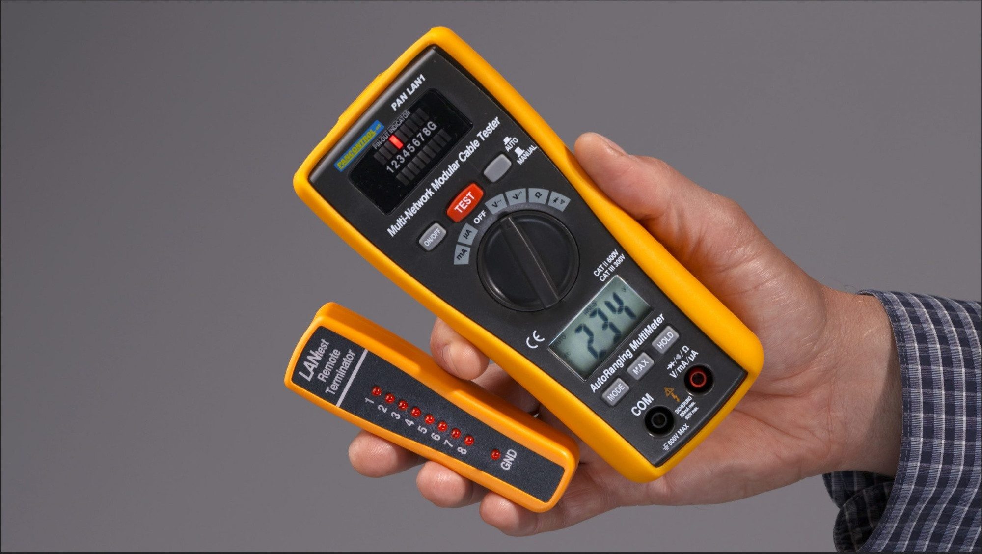 Pancontrol Multimeter LAN-Tester und Digital-Multimeter