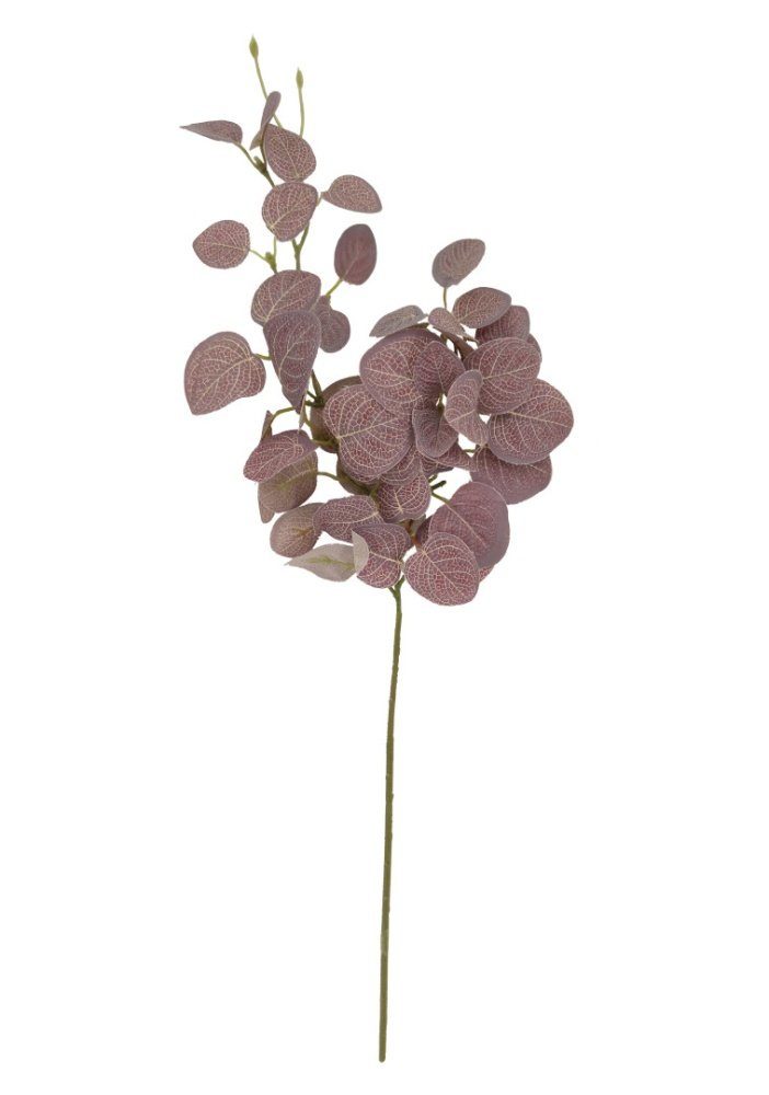 Kunstblume *naturgetreue Kunstzweig Eukalyptus Lila (Eucalyptus), 2474U, Höhe 60 cm, künstlich, naturgetreu, täuschend echt