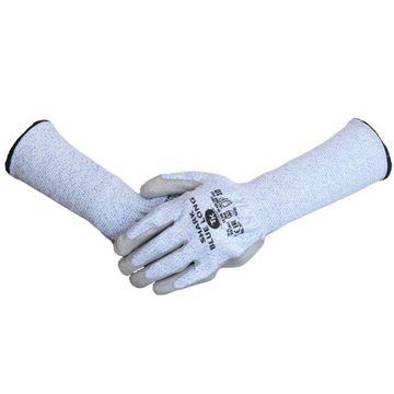 TK Arbeitshandschuh-Set Shark Blue Long Anti-Kratz-Handschuhe mit Stulpen Größe 6-11(12 Paar)