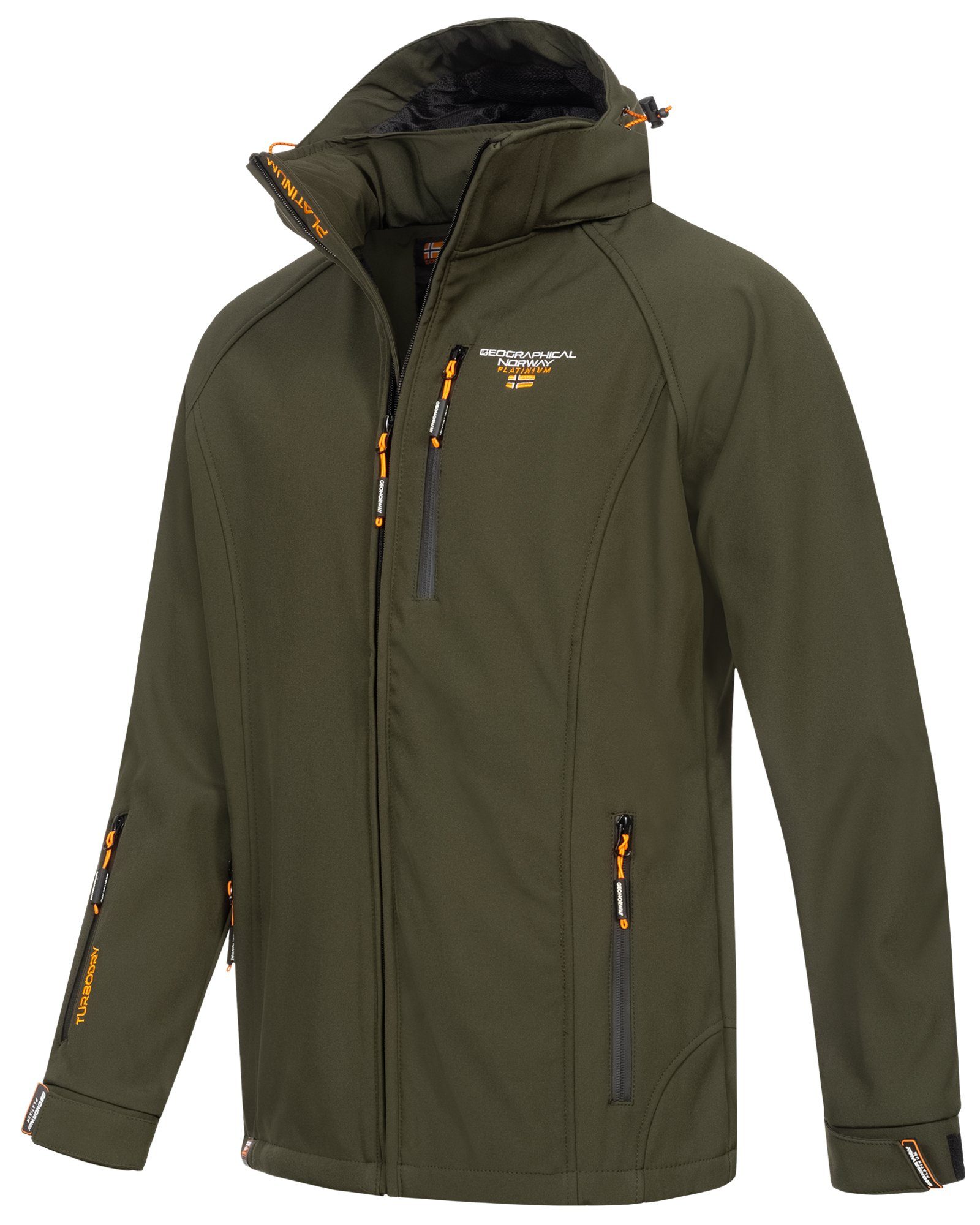 Geographical Norway Softshelljacke Herren Frühlings Jacke Softshell Jacke Outdoor Regen Übergangs Jacke