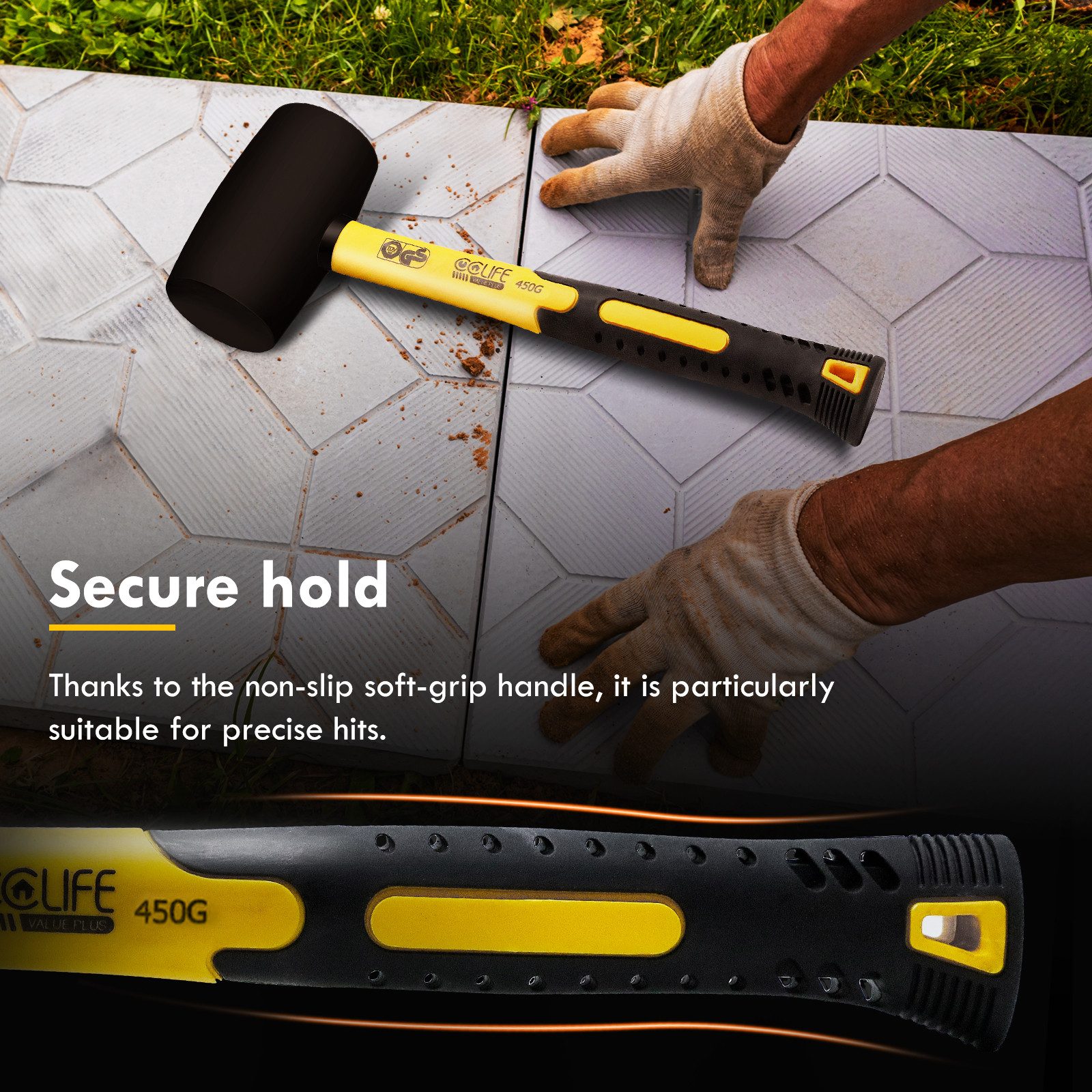 CCLIFE Gummihammer Gummihammer Zertifiziert durch TÜV und GS Verschiedene Modelle
