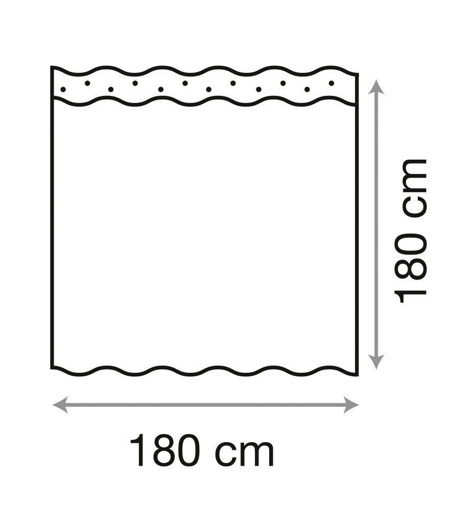 Sanilo Duschvorhang Asia Breite 180 cm günstig online kaufen