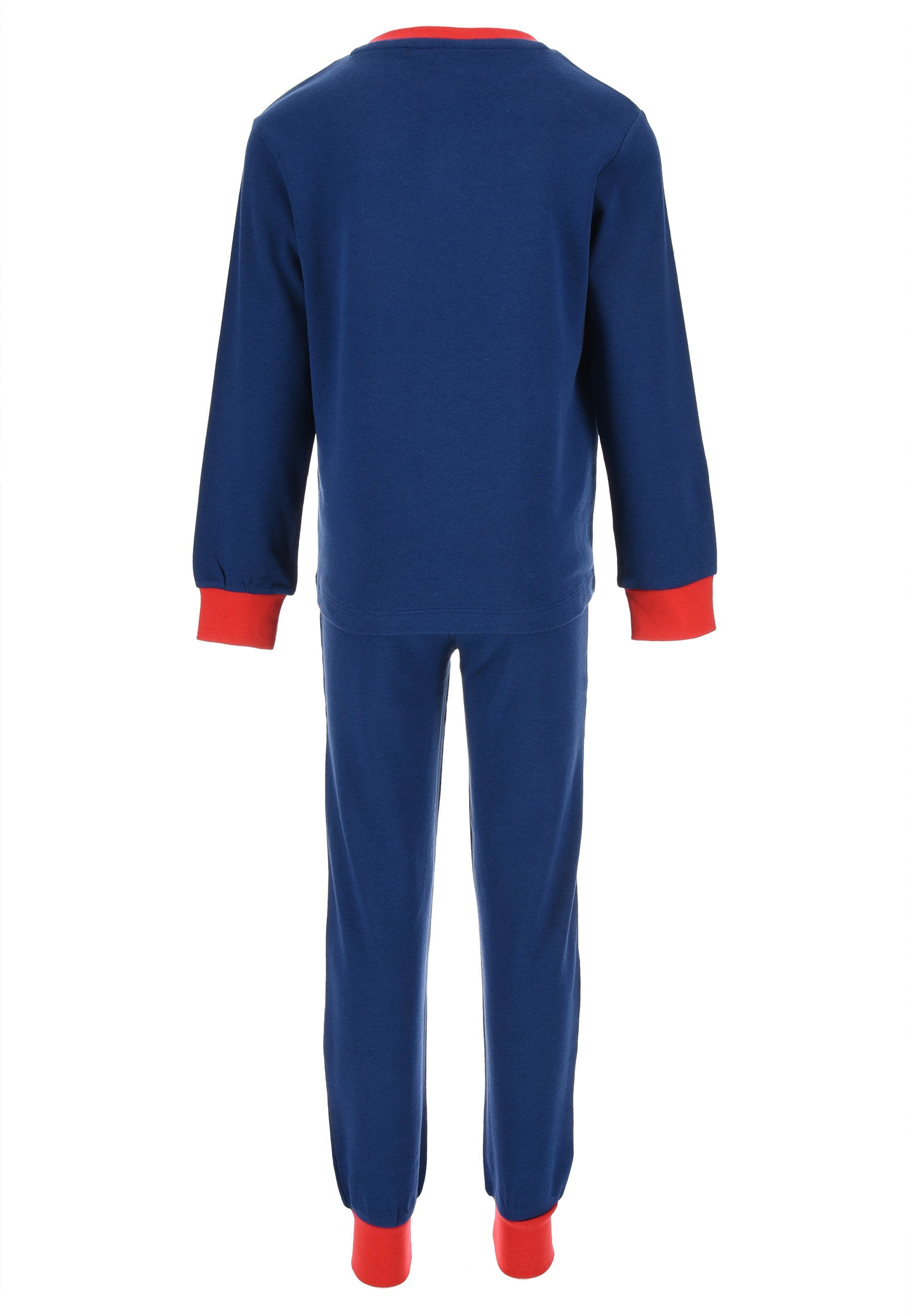 The AVENGERS Schlafanzug Captain America Hulk Iron Man Kinder Jungen Pyjama langarm Nachtwäsche (2 tlg)